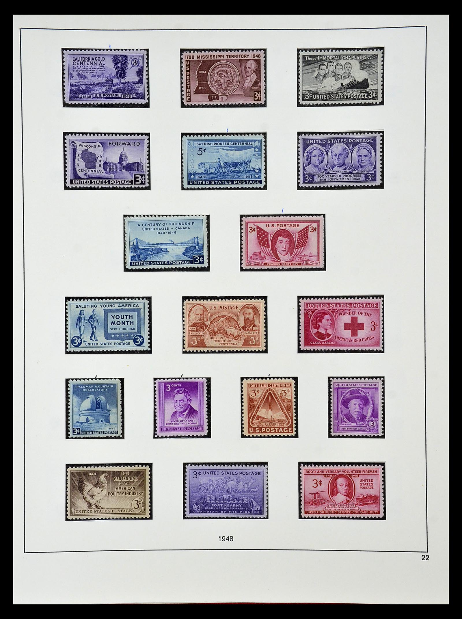 34927 041 - Postzegelverzameling 34927 USA 1869-1990.