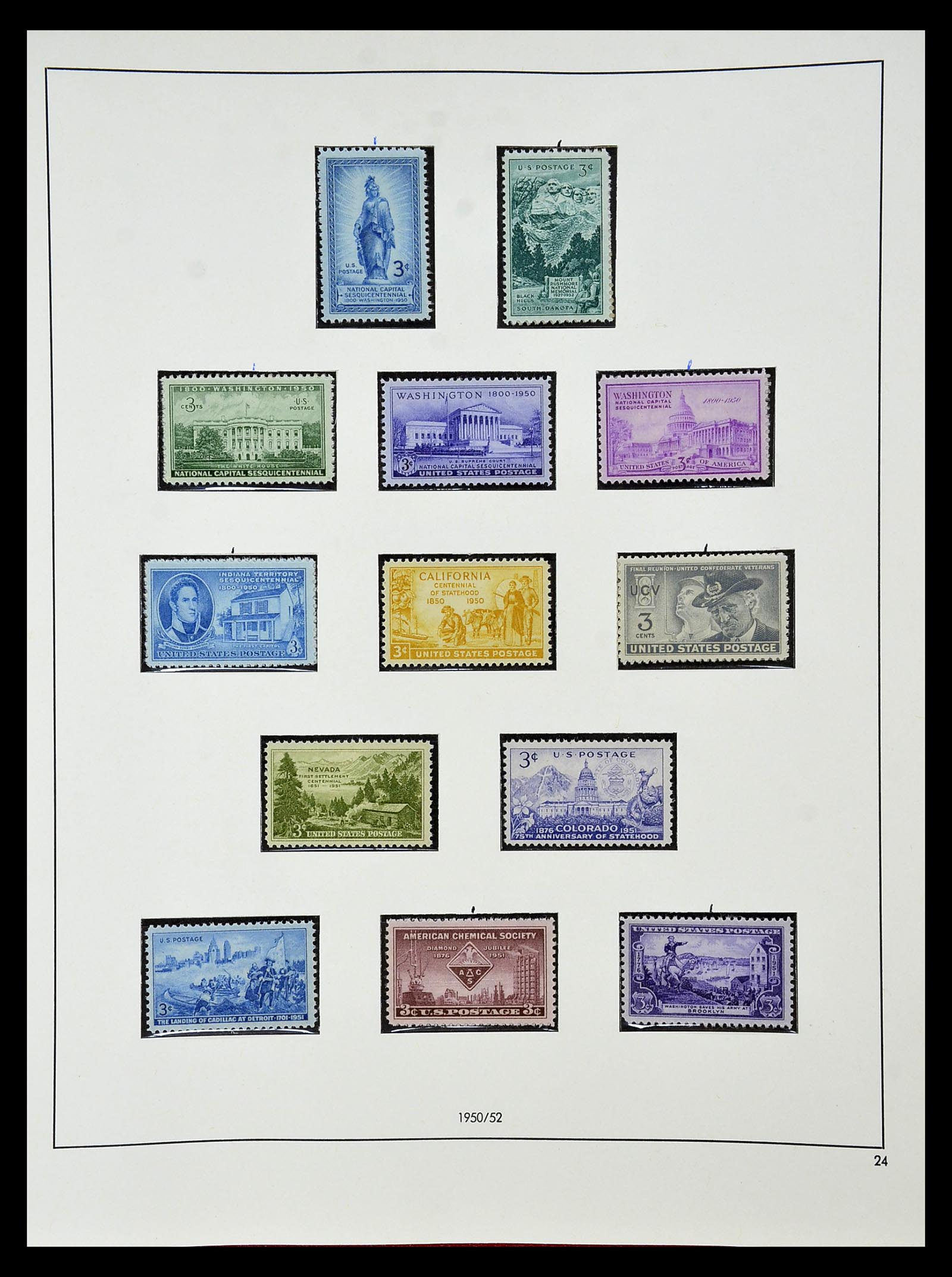 34927 043 - Postzegelverzameling 34927 USA 1869-1990.