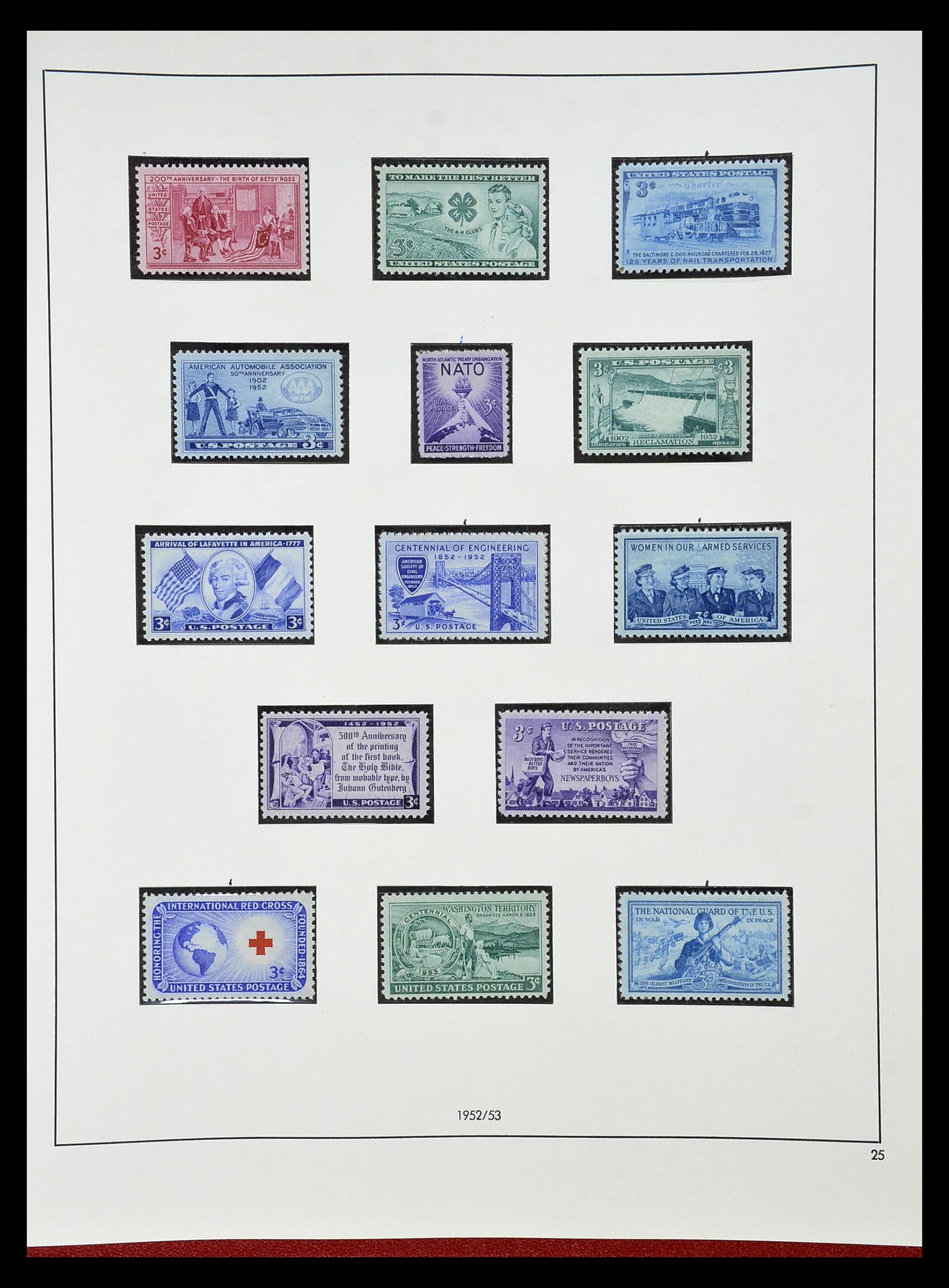 34927 044 - Postzegelverzameling 34927 USA 1869-1990.