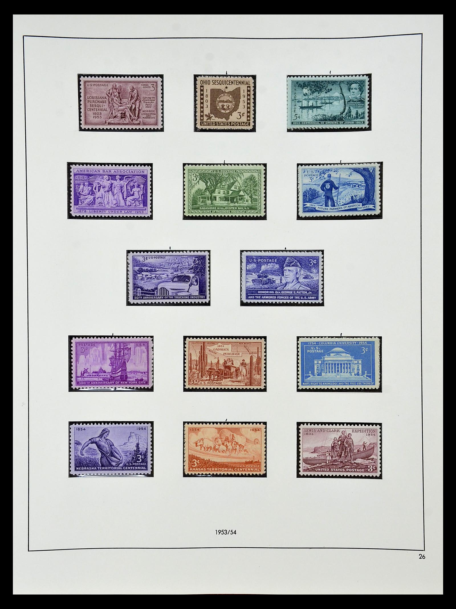 34927 045 - Postzegelverzameling 34927 USA 1869-1990.