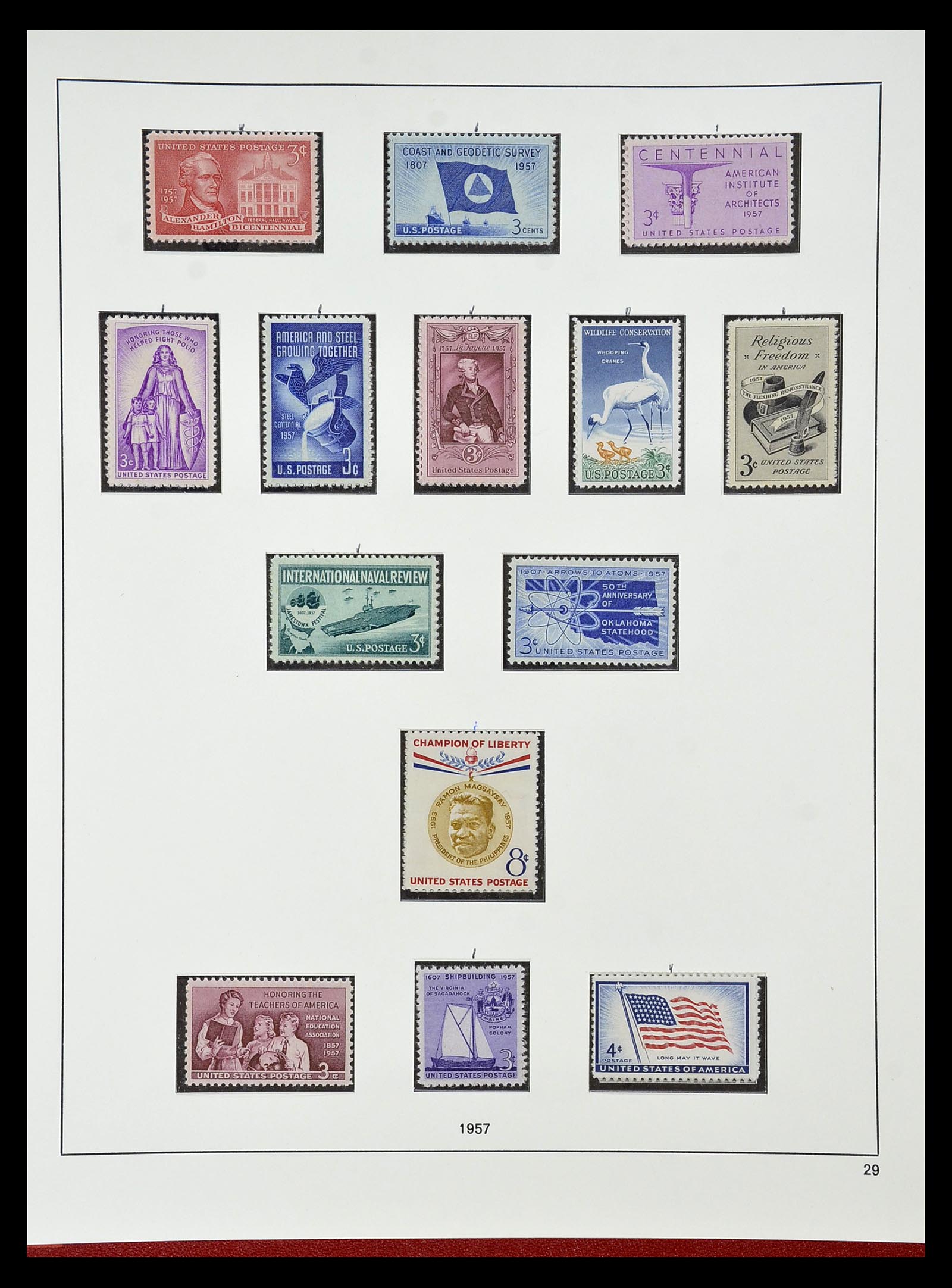 34927 048 - Postzegelverzameling 34927 USA 1869-1990.