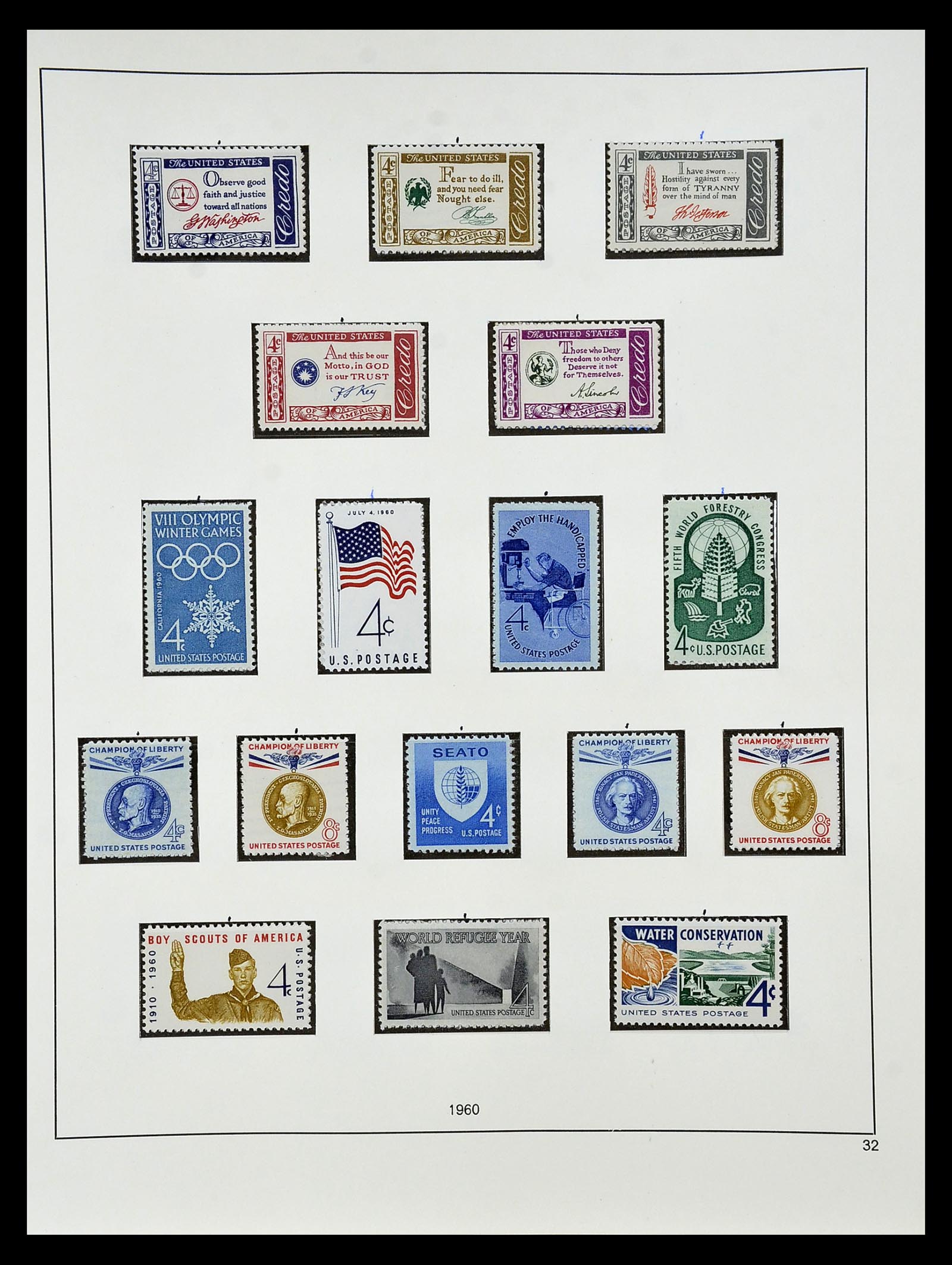 34927 051 - Postzegelverzameling 34927 USA 1869-1990.