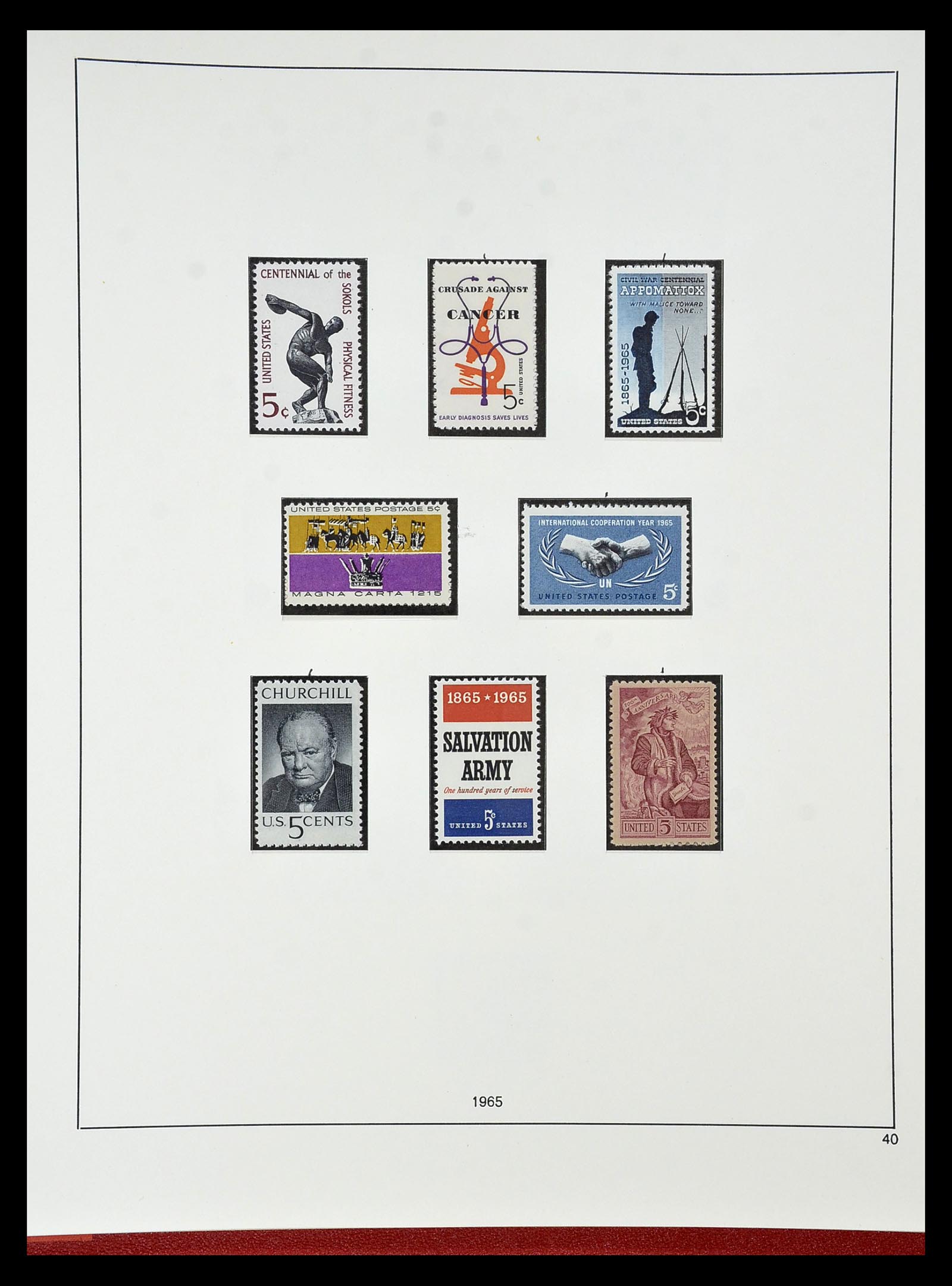 34927 059 - Postzegelverzameling 34927 USA 1869-1990.