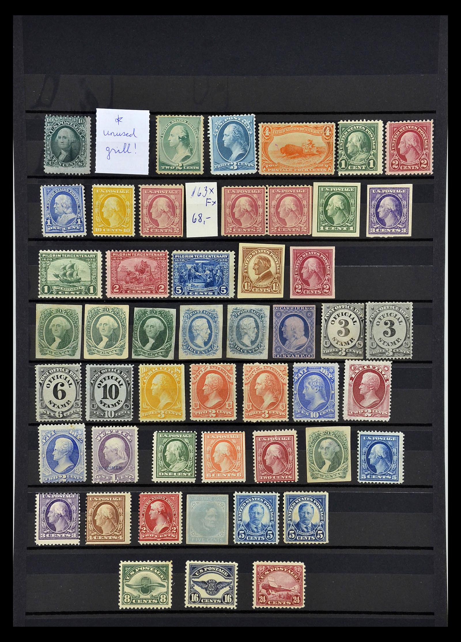 34928 001 - Postzegelverzameling 34928 USA 1861-1936.