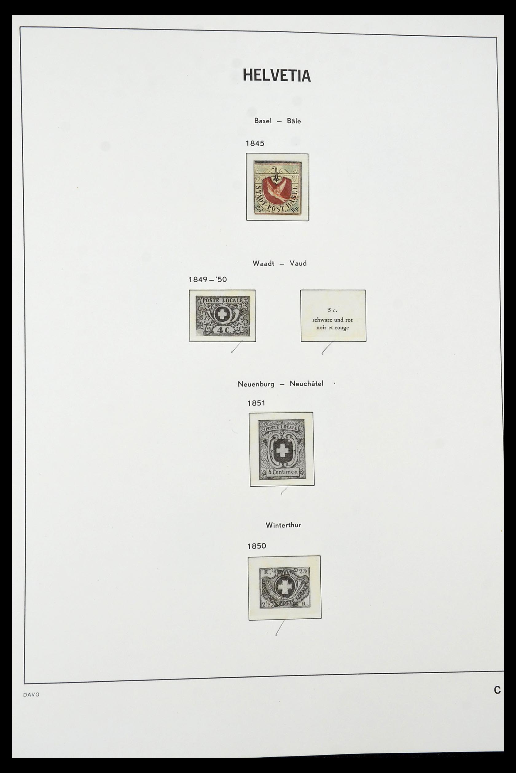 34930 002 - Stamp Collection 34930 Switzerland 1843-2012.