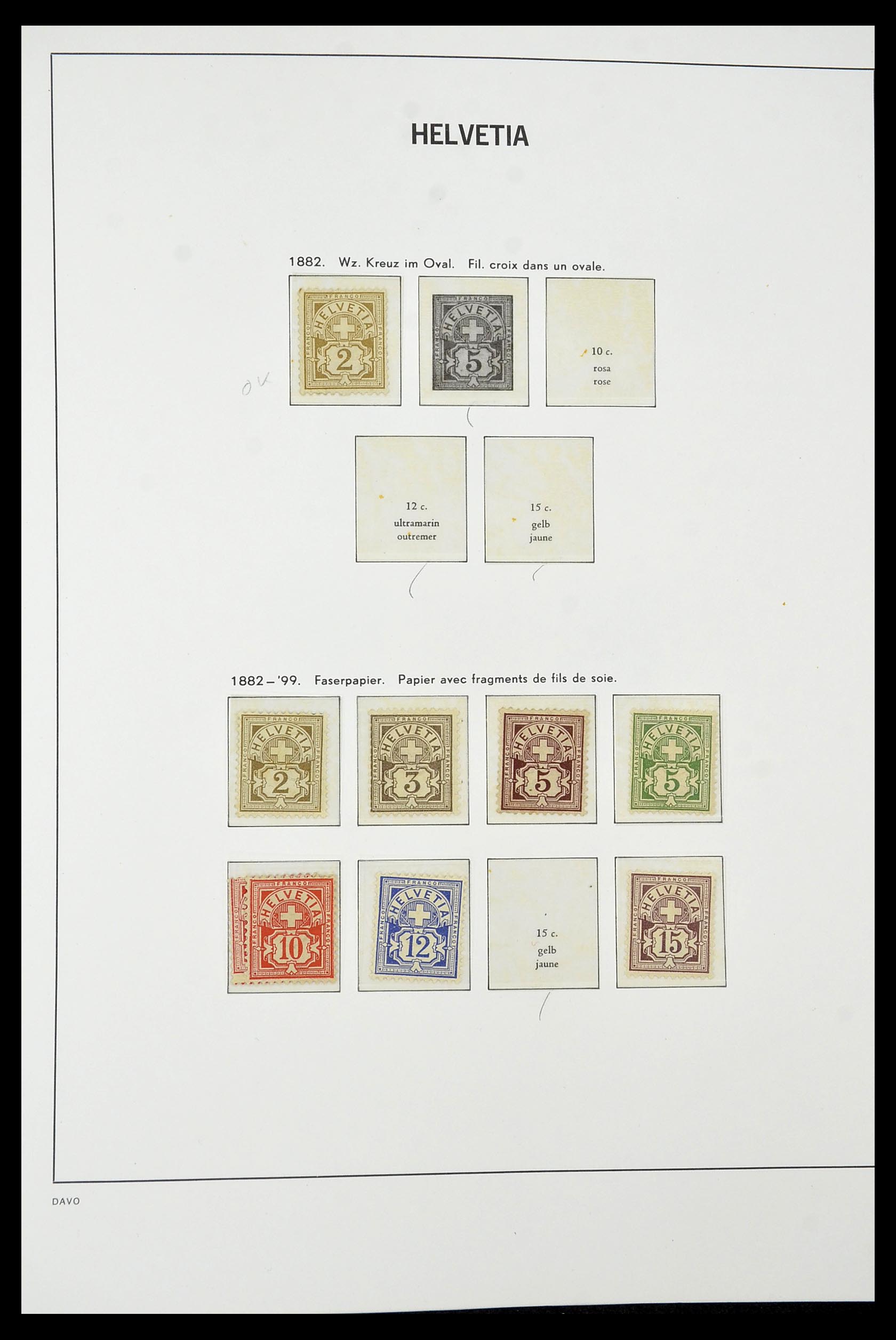 34930 006 - Stamp Collection 34930 Switzerland 1843-2012.
