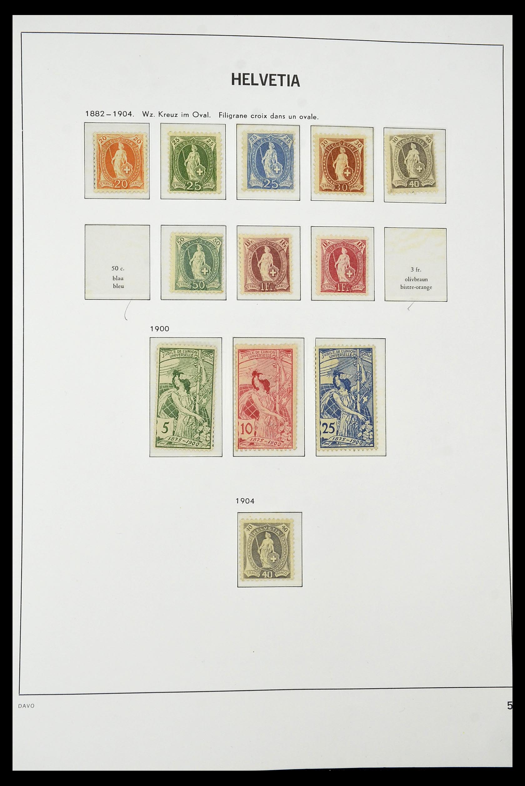34930 007 - Stamp Collection 34930 Switzerland 1843-2012.