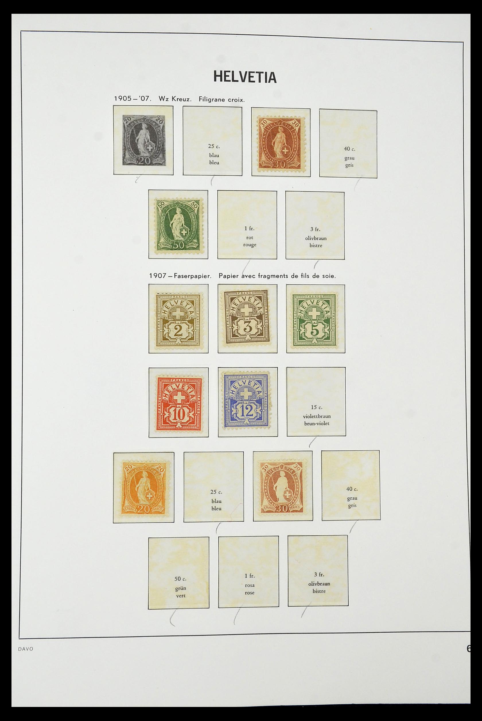 34930 008 - Stamp Collection 34930 Switzerland 1843-2012.