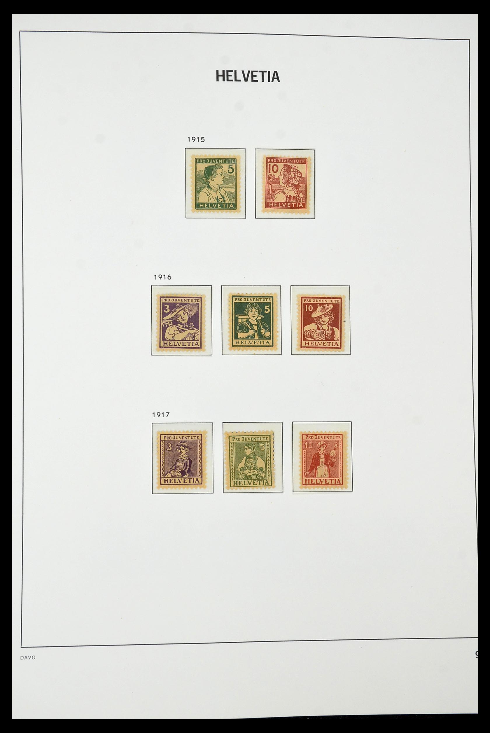 34930 011 - Stamp Collection 34930 Switzerland 1843-2012.