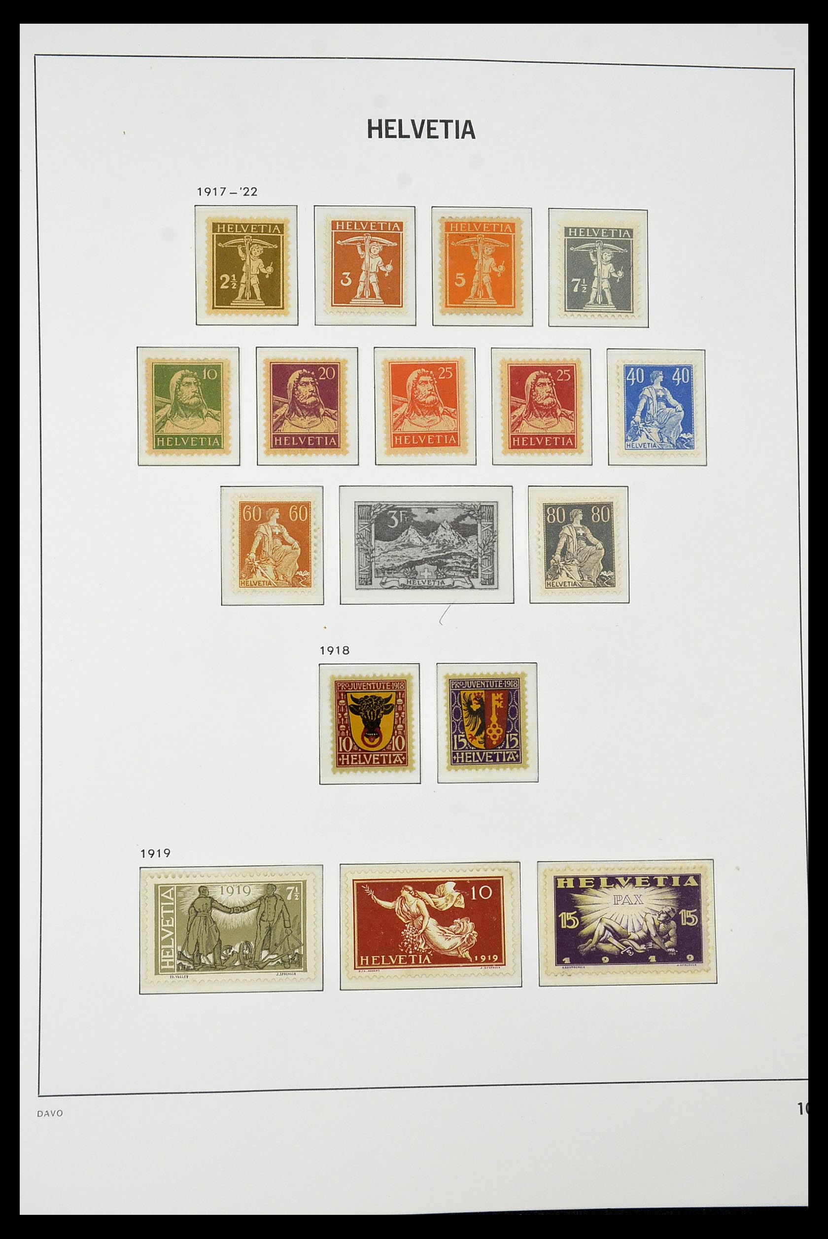 34930 012 - Stamp Collection 34930 Switzerland 1843-2012.