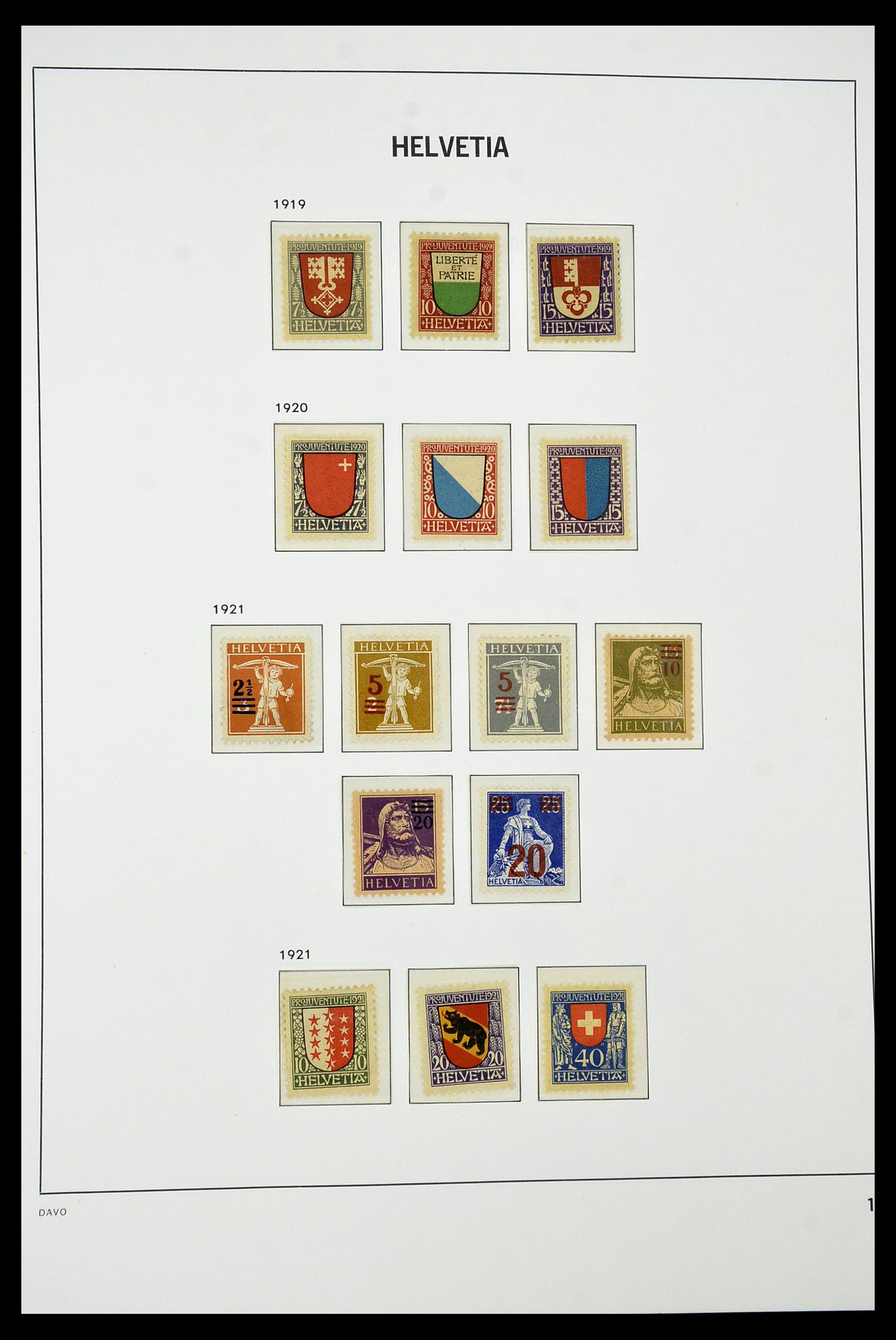 34930 013 - Stamp Collection 34930 Switzerland 1843-2012.