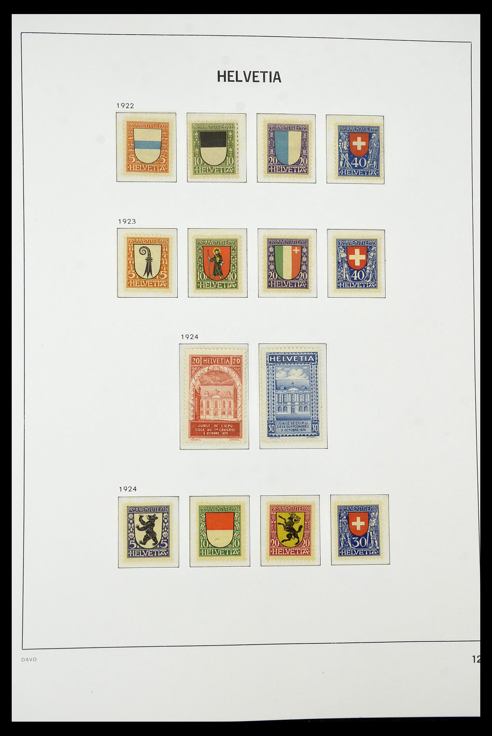 34930 014 - Stamp Collection 34930 Switzerland 1843-2012.