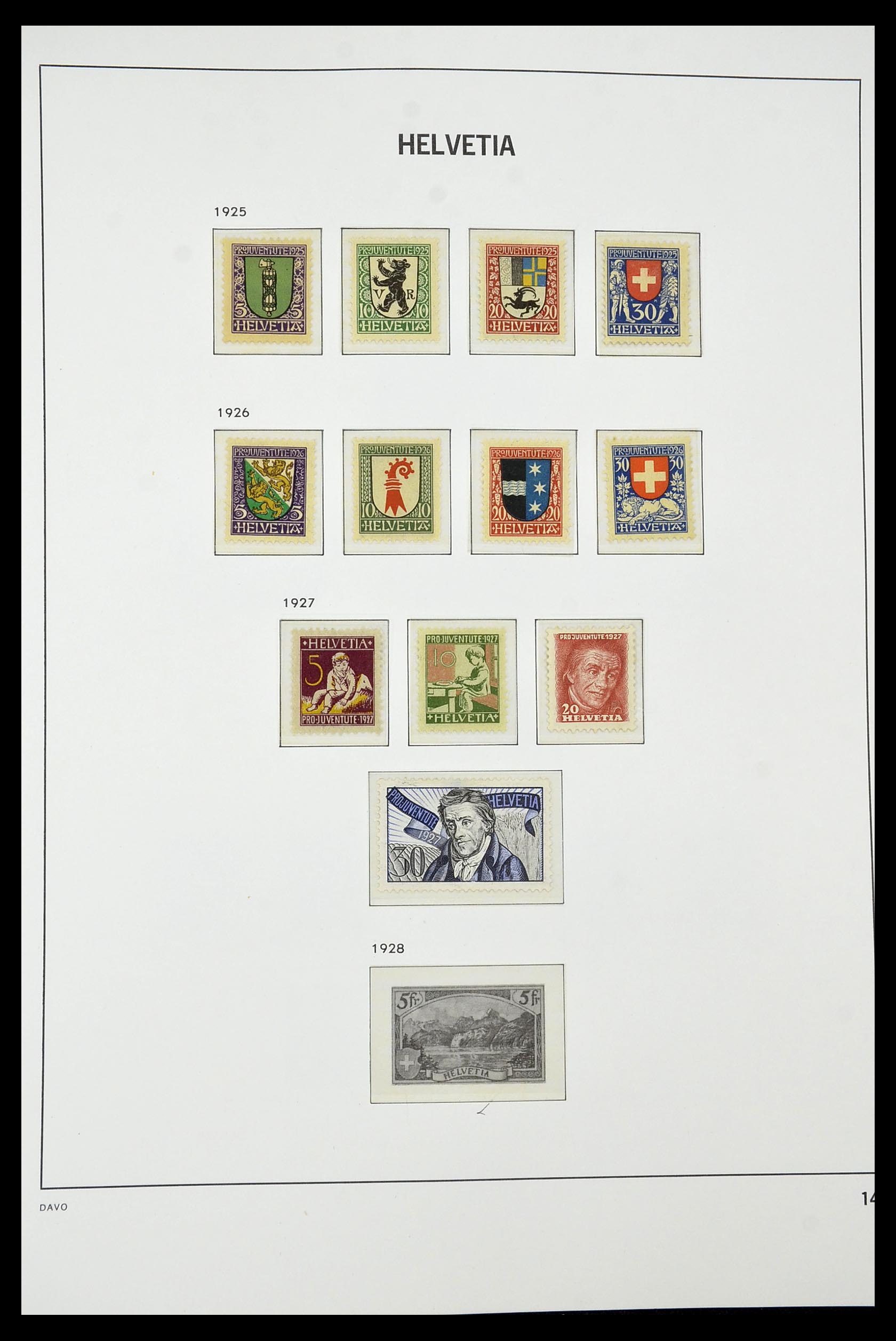 34930 016 - Stamp Collection 34930 Switzerland 1843-2012.