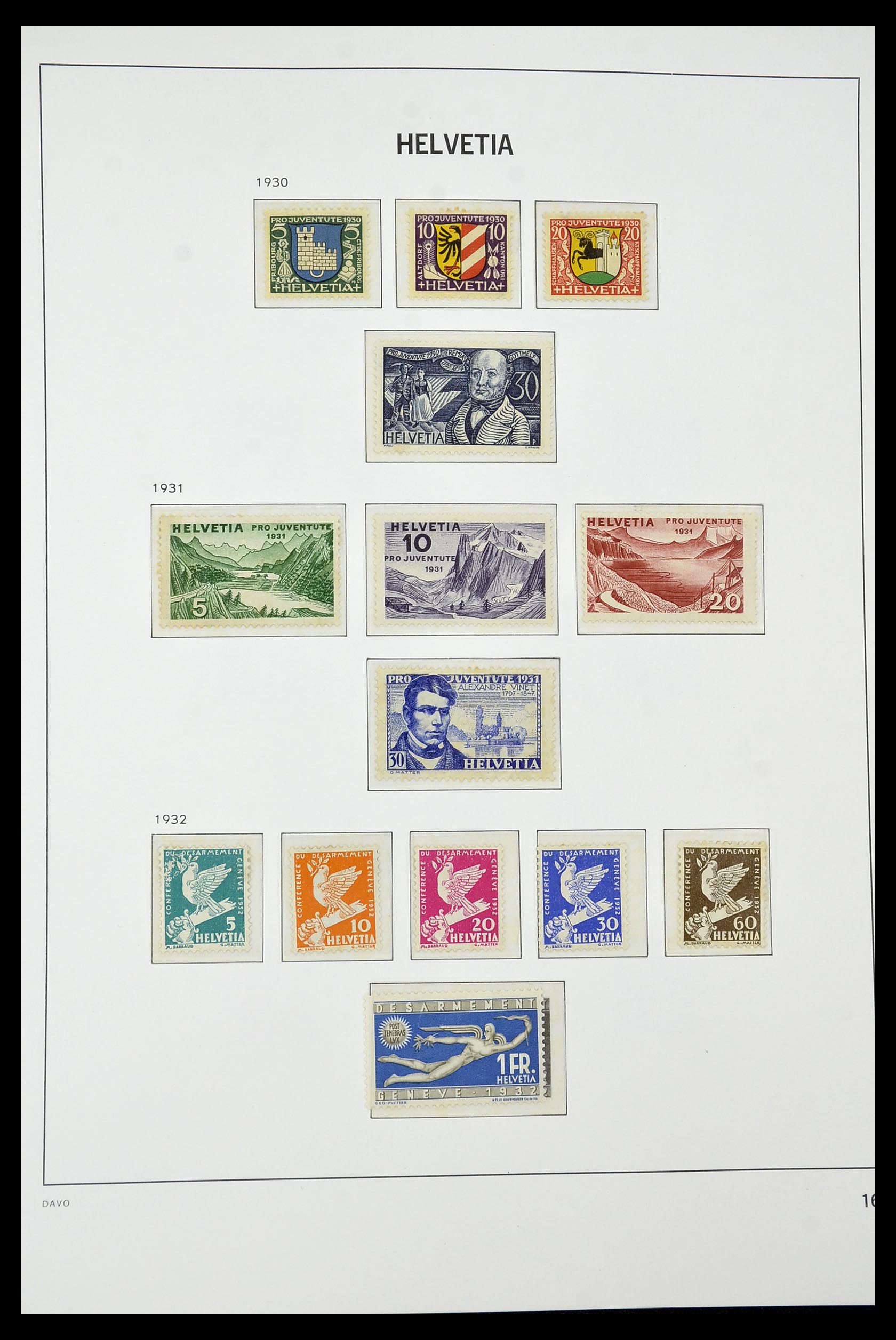 34930 018 - Stamp Collection 34930 Switzerland 1843-2012.