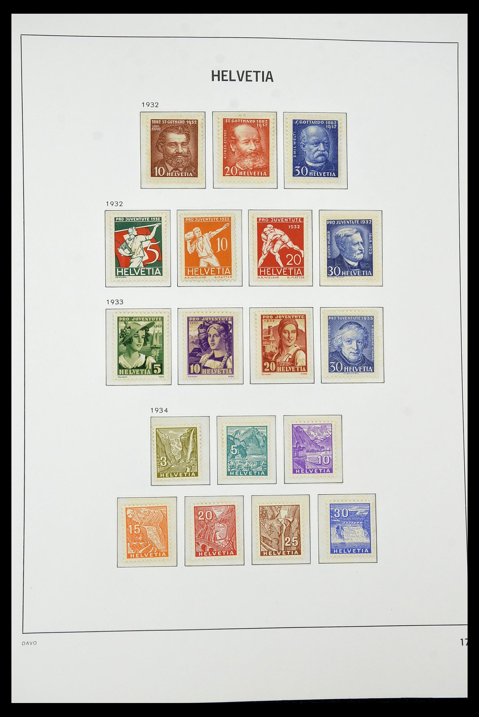 34930 019 - Stamp Collection 34930 Switzerland 1843-2012.