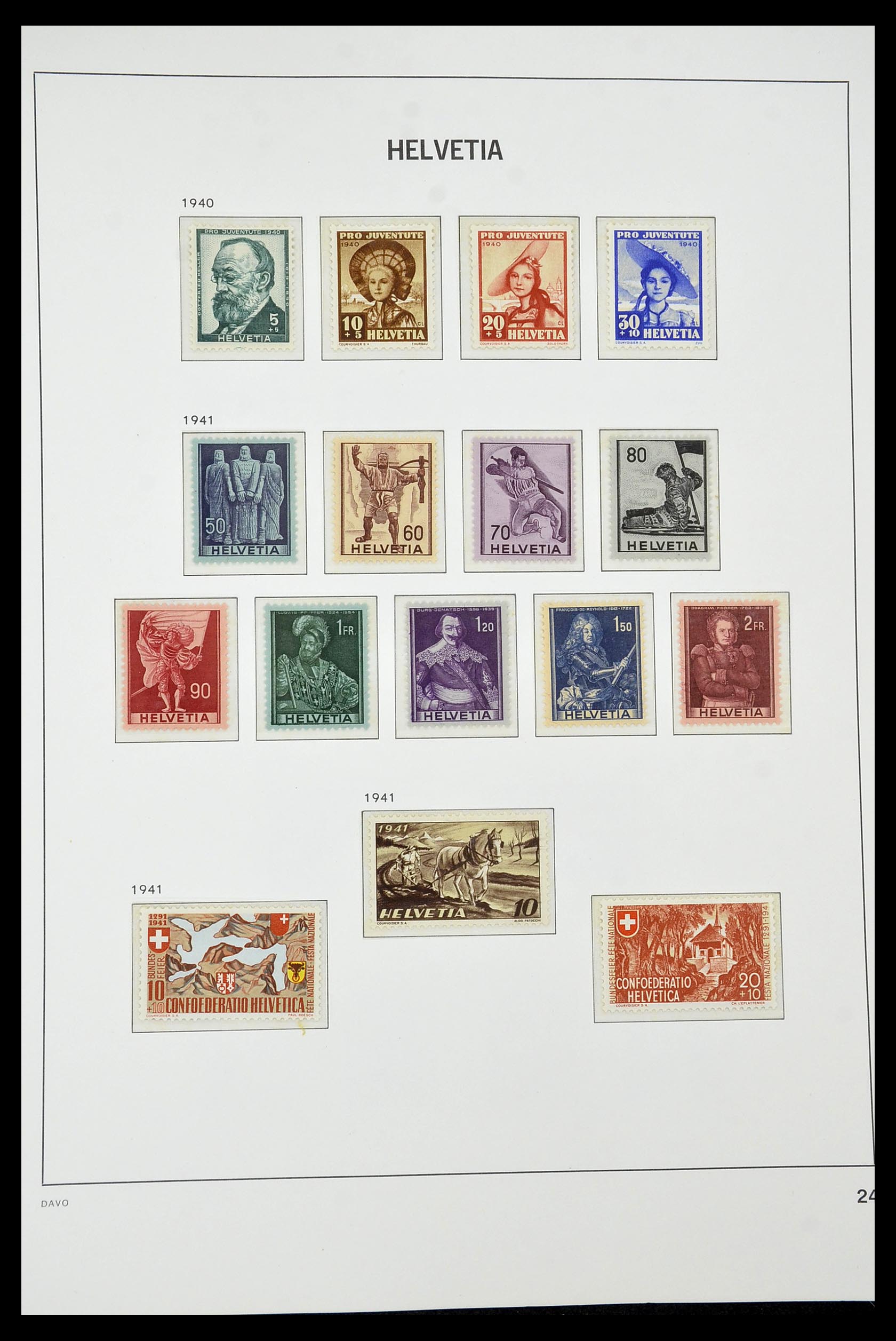 34930 026 - Stamp Collection 34930 Switzerland 1843-2012.