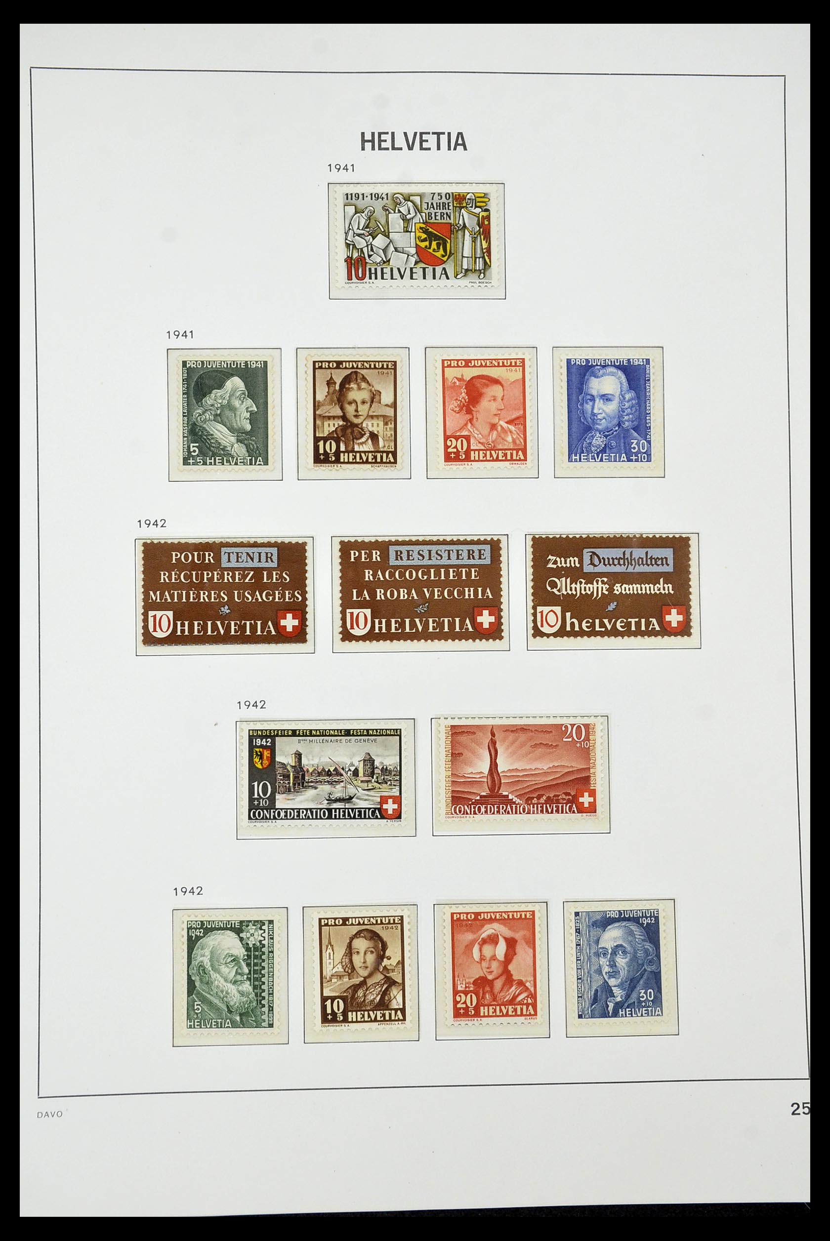 34930 027 - Stamp Collection 34930 Switzerland 1843-2012.