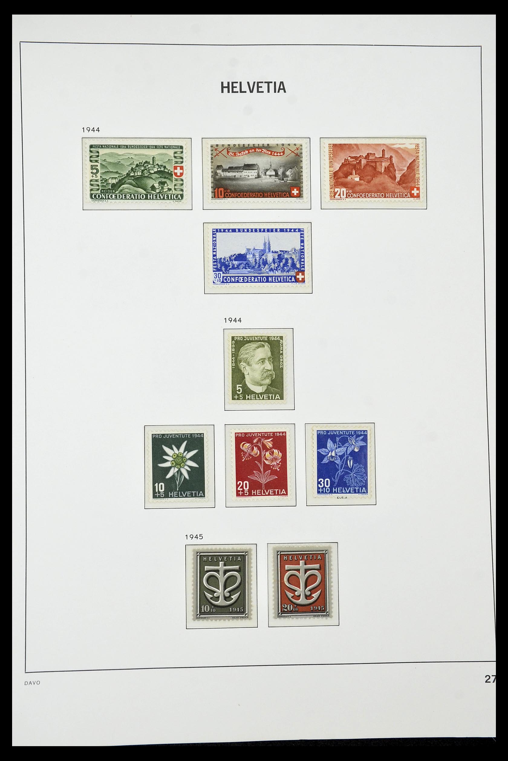 34930 029 - Stamp Collection 34930 Switzerland 1843-2012.