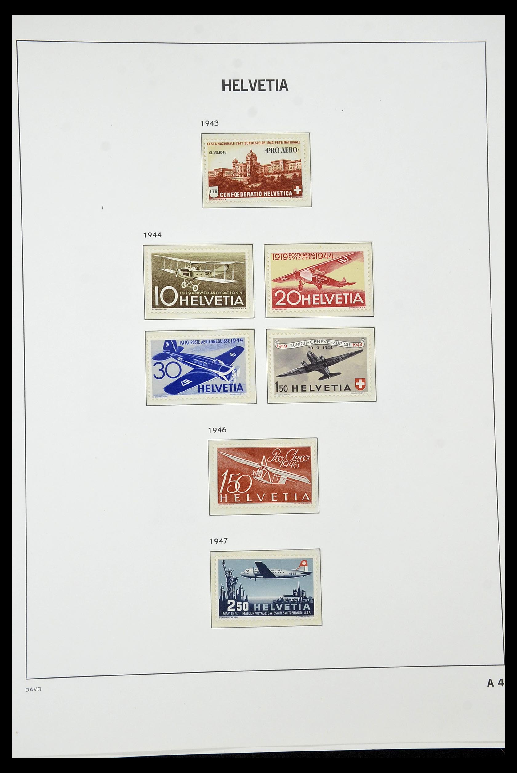 34930 033 - Stamp Collection 34930 Switzerland 1843-2012.