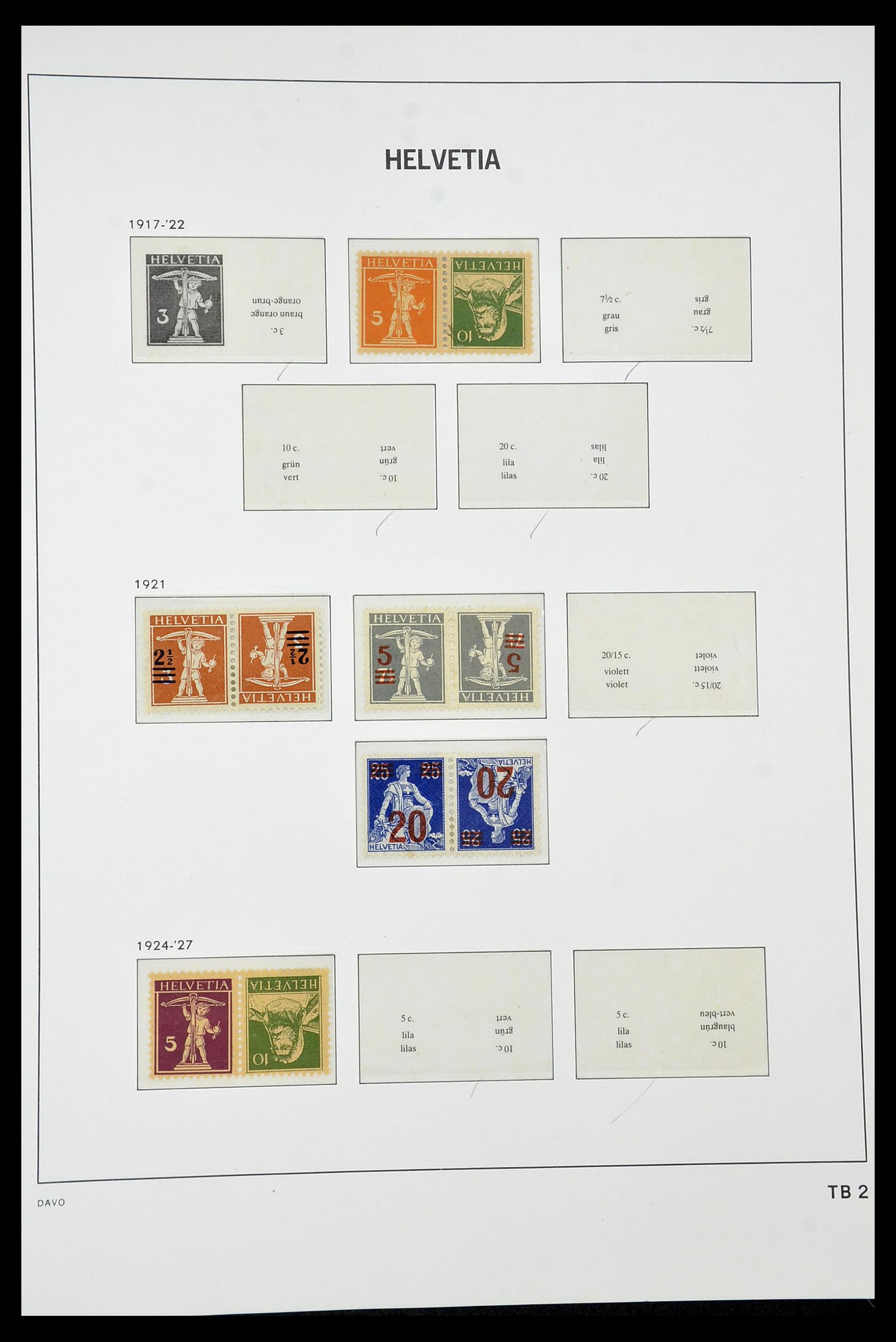 34930 035 - Stamp Collection 34930 Switzerland 1843-2012.