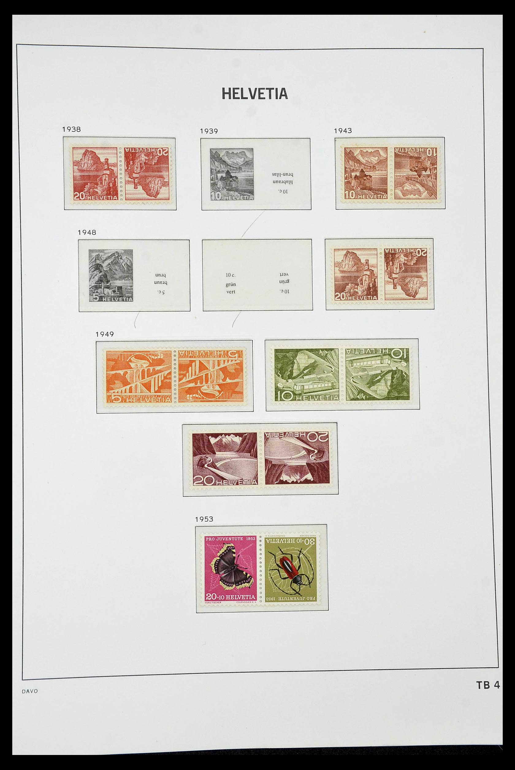 34930 037 - Stamp Collection 34930 Switzerland 1843-2012.