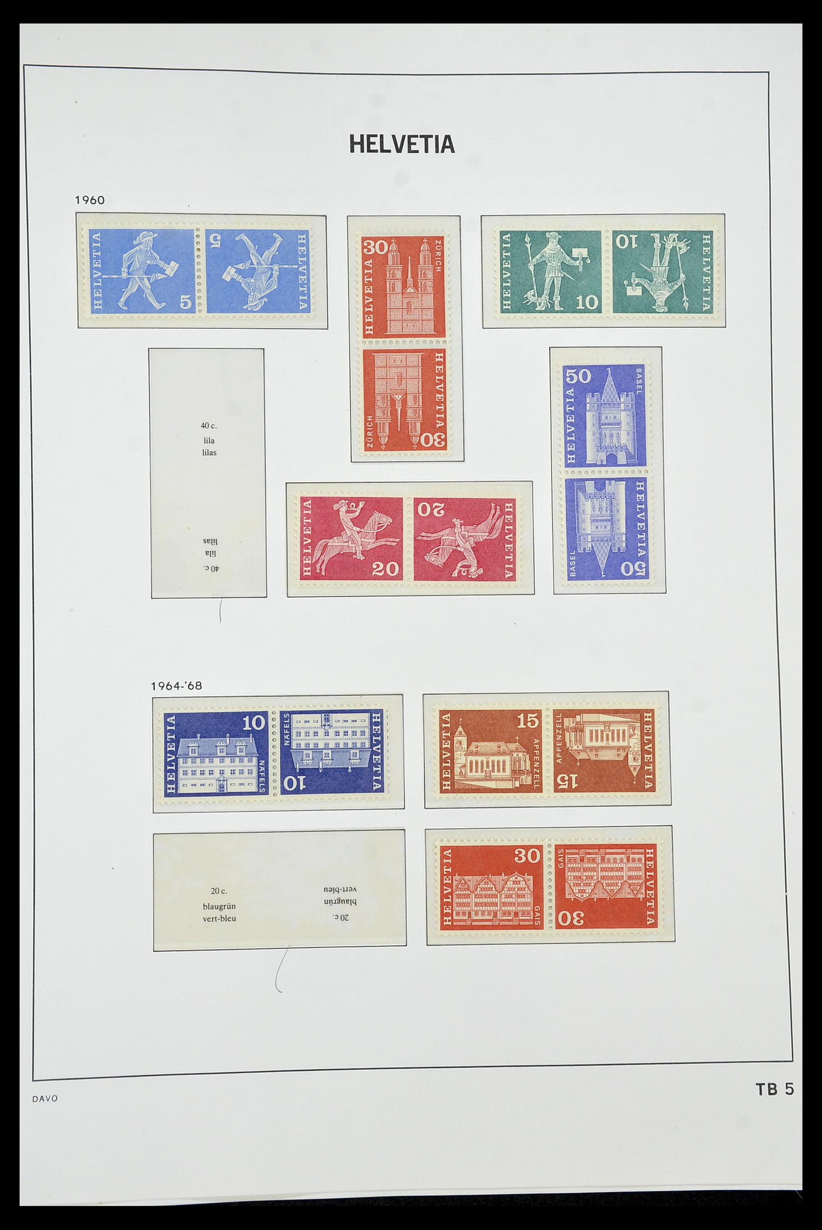 34930 038 - Stamp Collection 34930 Switzerland 1843-2012.