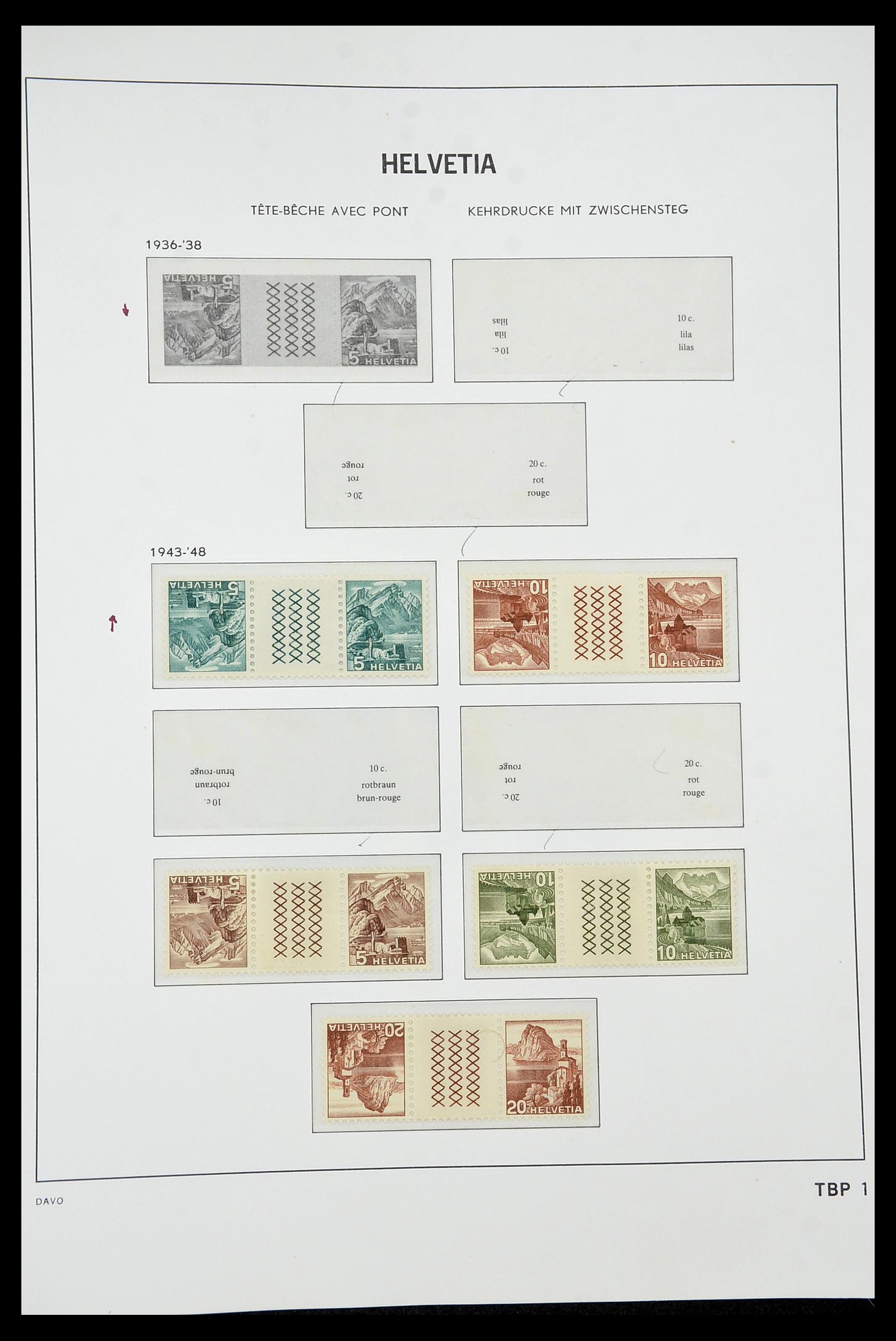 34930 039 - Stamp Collection 34930 Switzerland 1843-2012.