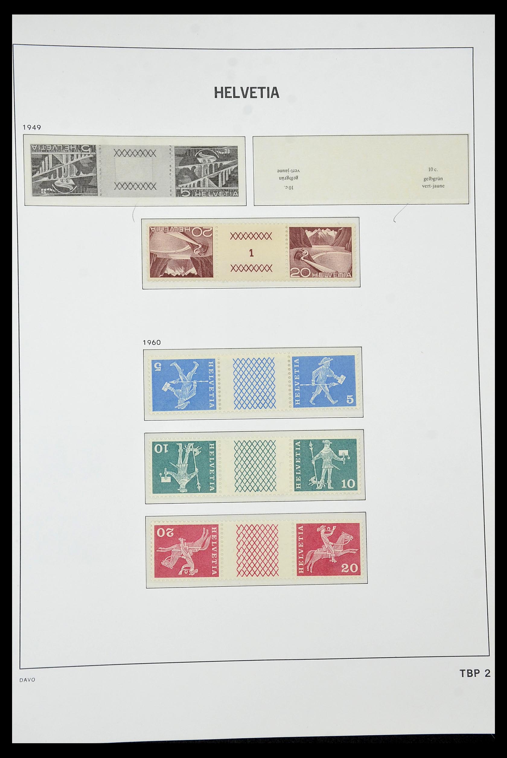 34930 040 - Stamp Collection 34930 Switzerland 1843-2012.
