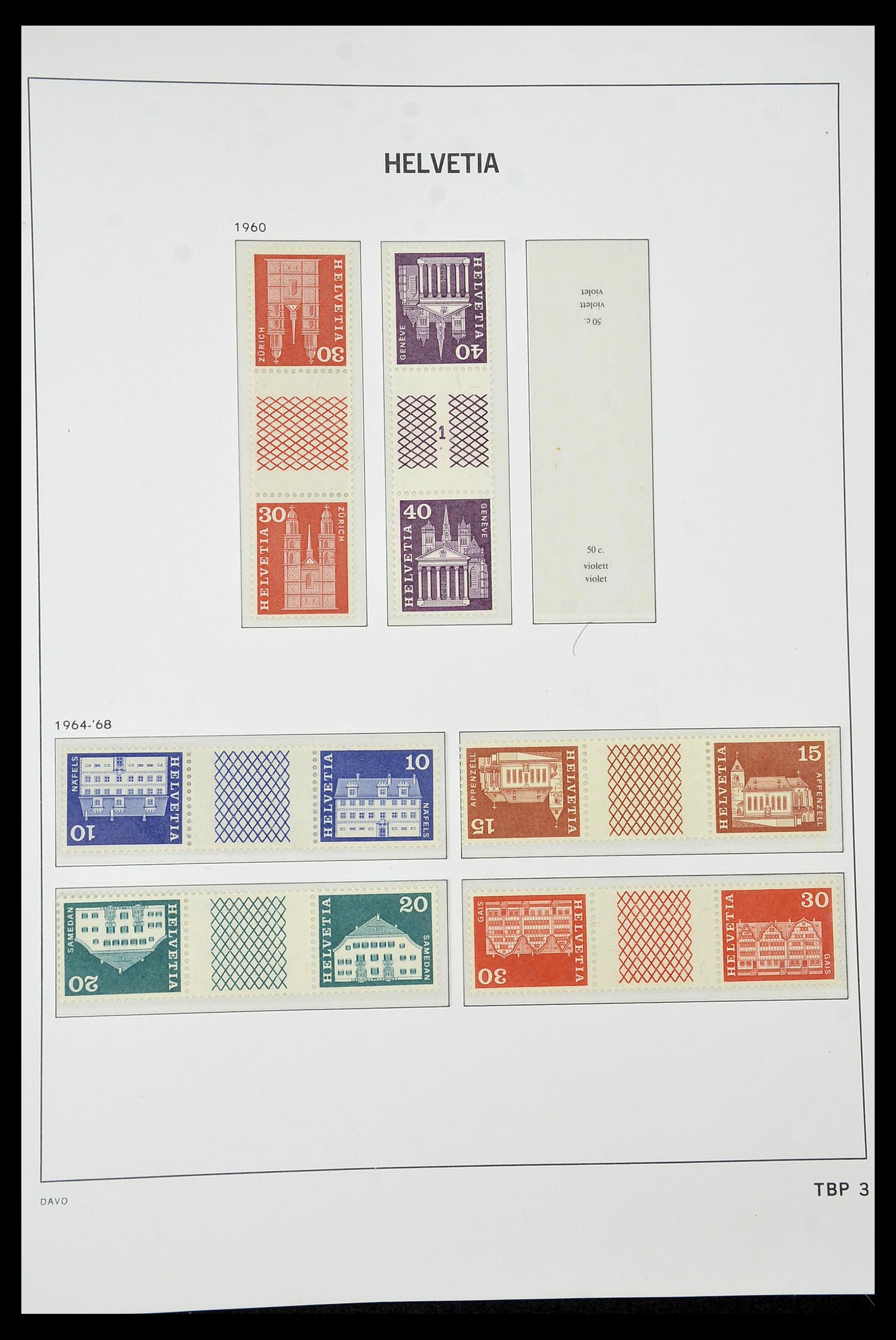 34930 041 - Stamp Collection 34930 Switzerland 1843-2012.