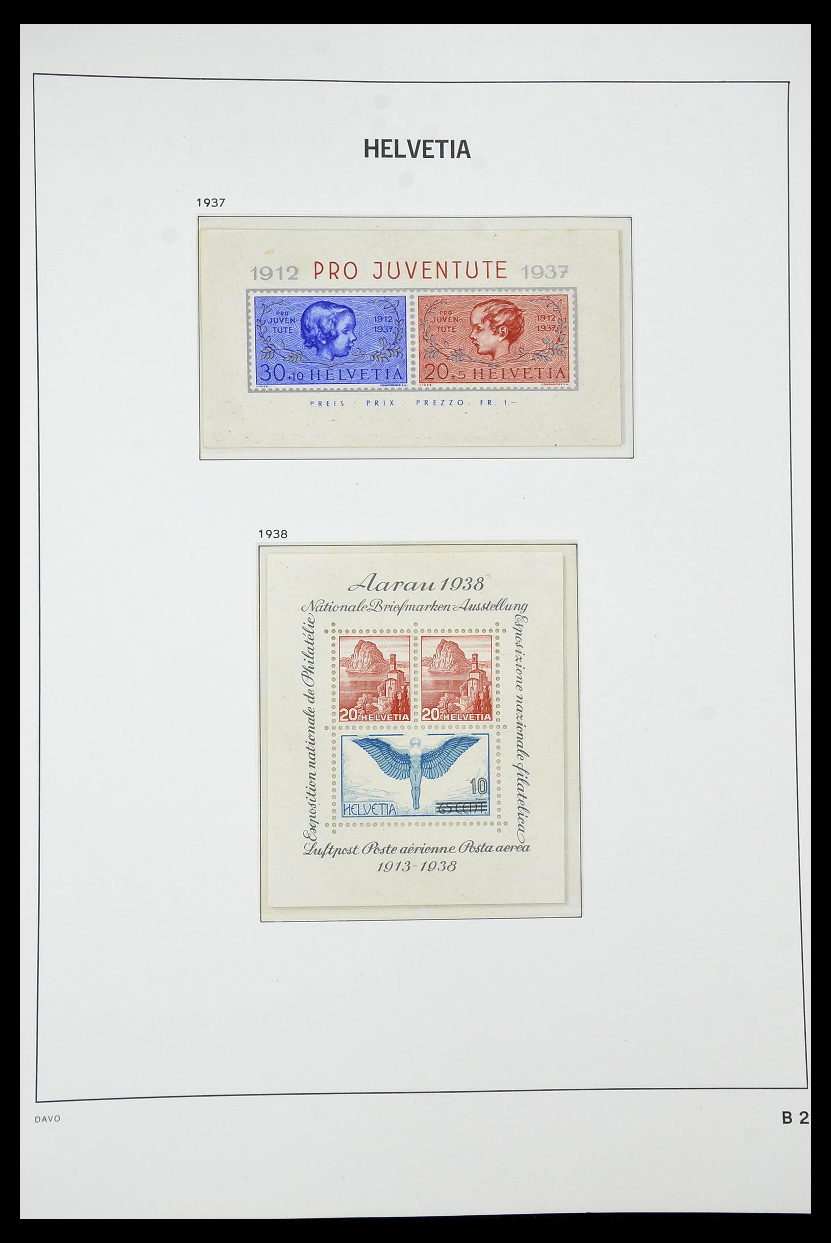 34930 044 - Stamp Collection 34930 Switzerland 1843-2012.