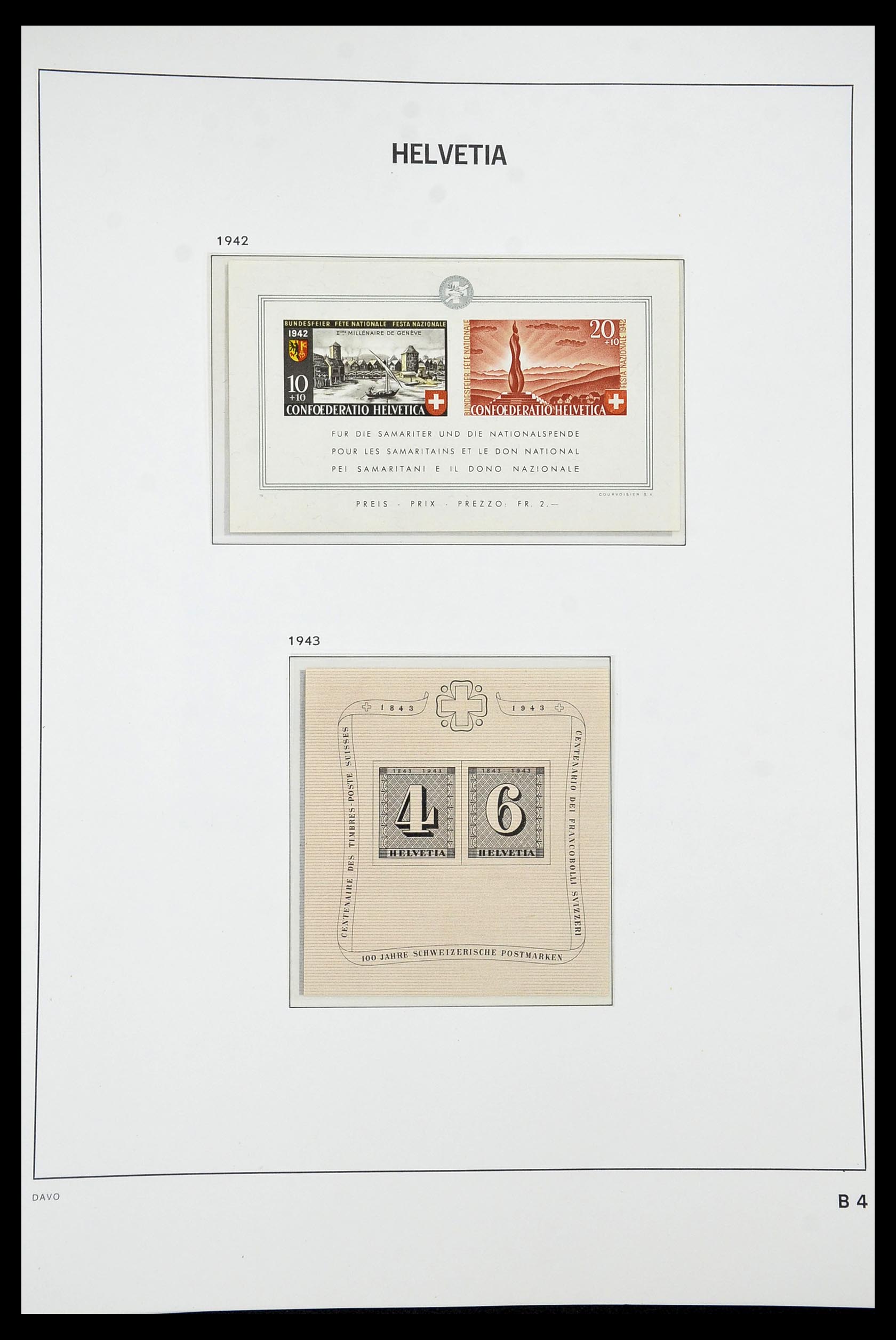 34930 046 - Stamp Collection 34930 Switzerland 1843-2012.
