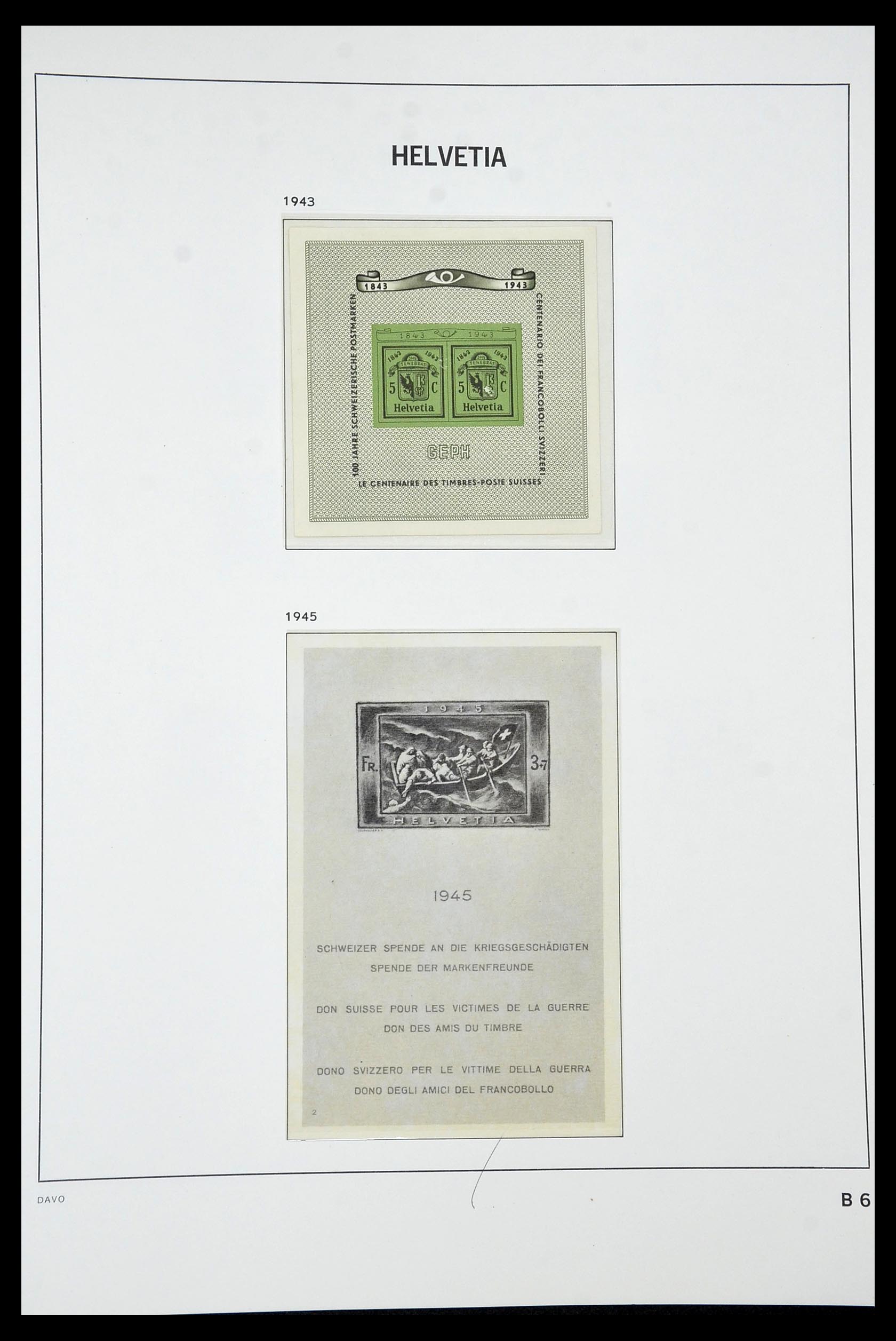 34930 048 - Stamp Collection 34930 Switzerland 1843-2012.