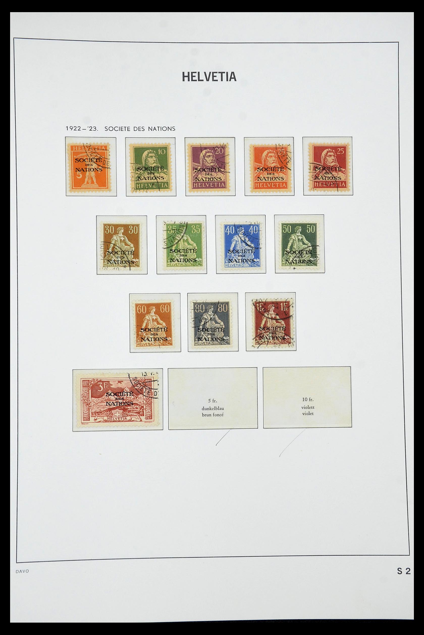 34930 050 - Stamp Collection 34930 Switzerland 1843-2012.