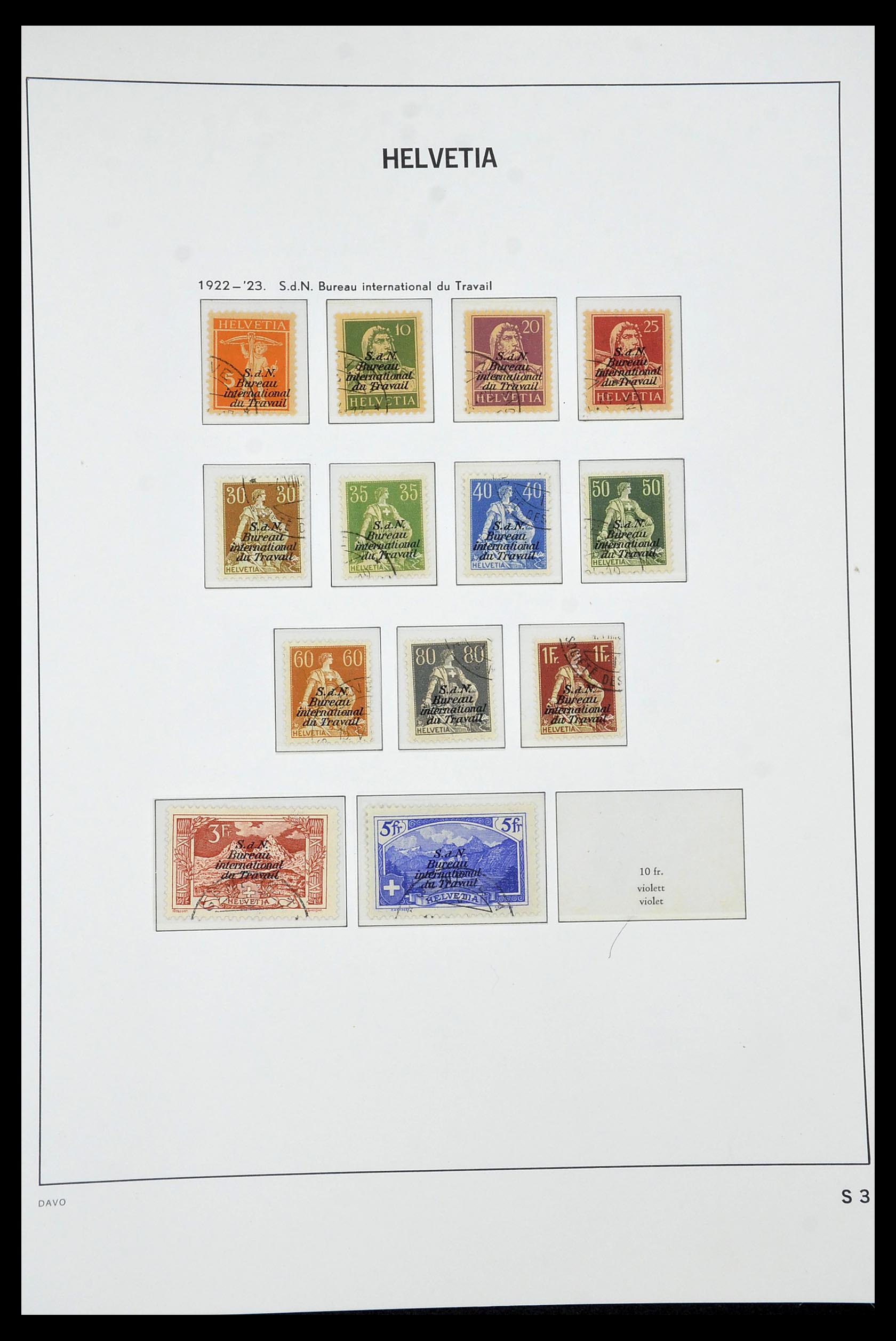 34930 051 - Stamp Collection 34930 Switzerland 1843-2012.