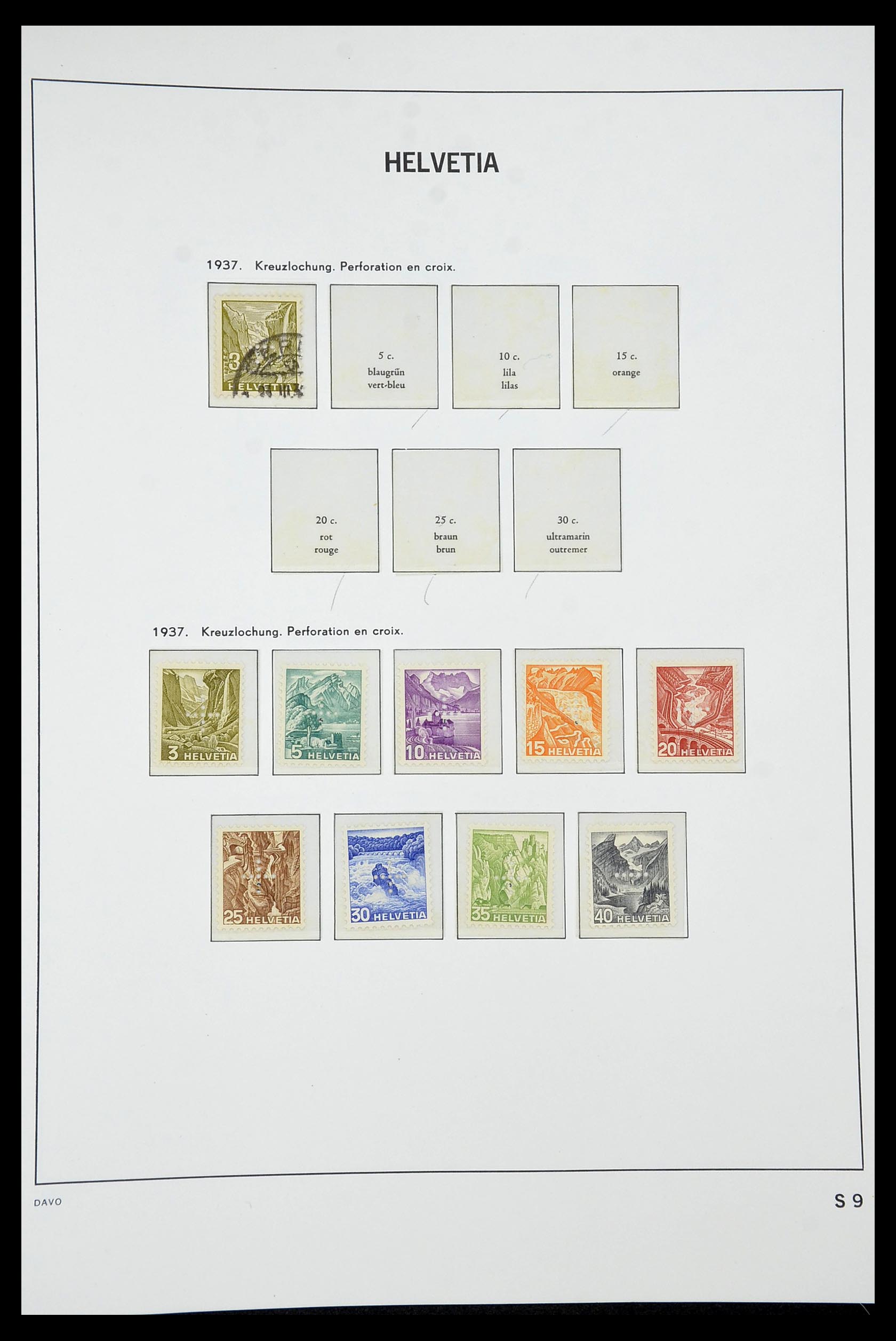 34930 057 - Stamp Collection 34930 Switzerland 1843-2012.