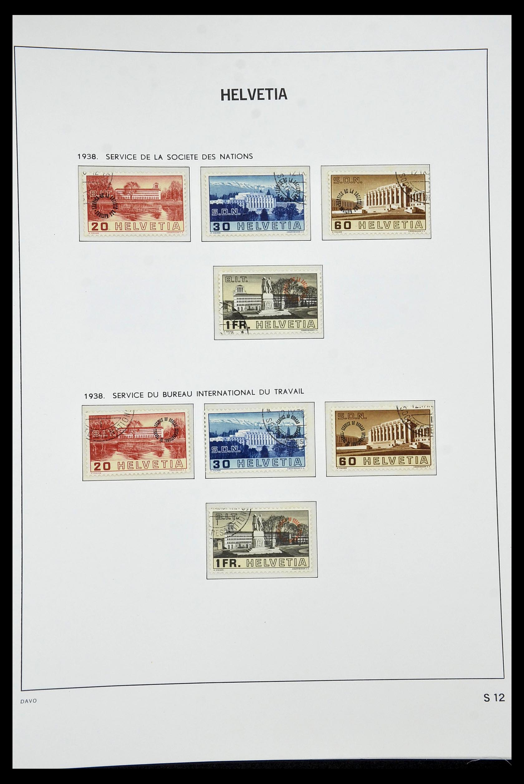 34930 060 - Stamp Collection 34930 Switzerland 1843-2012.