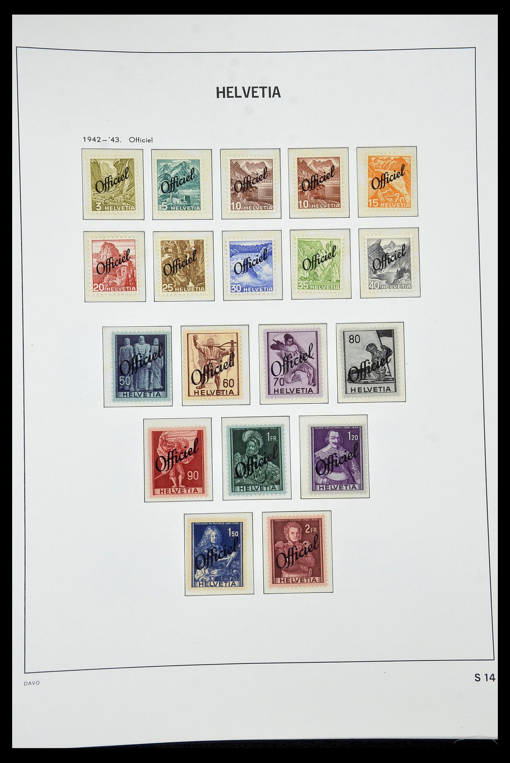 34930 062 - Stamp Collection 34930 Switzerland 1843-2012.