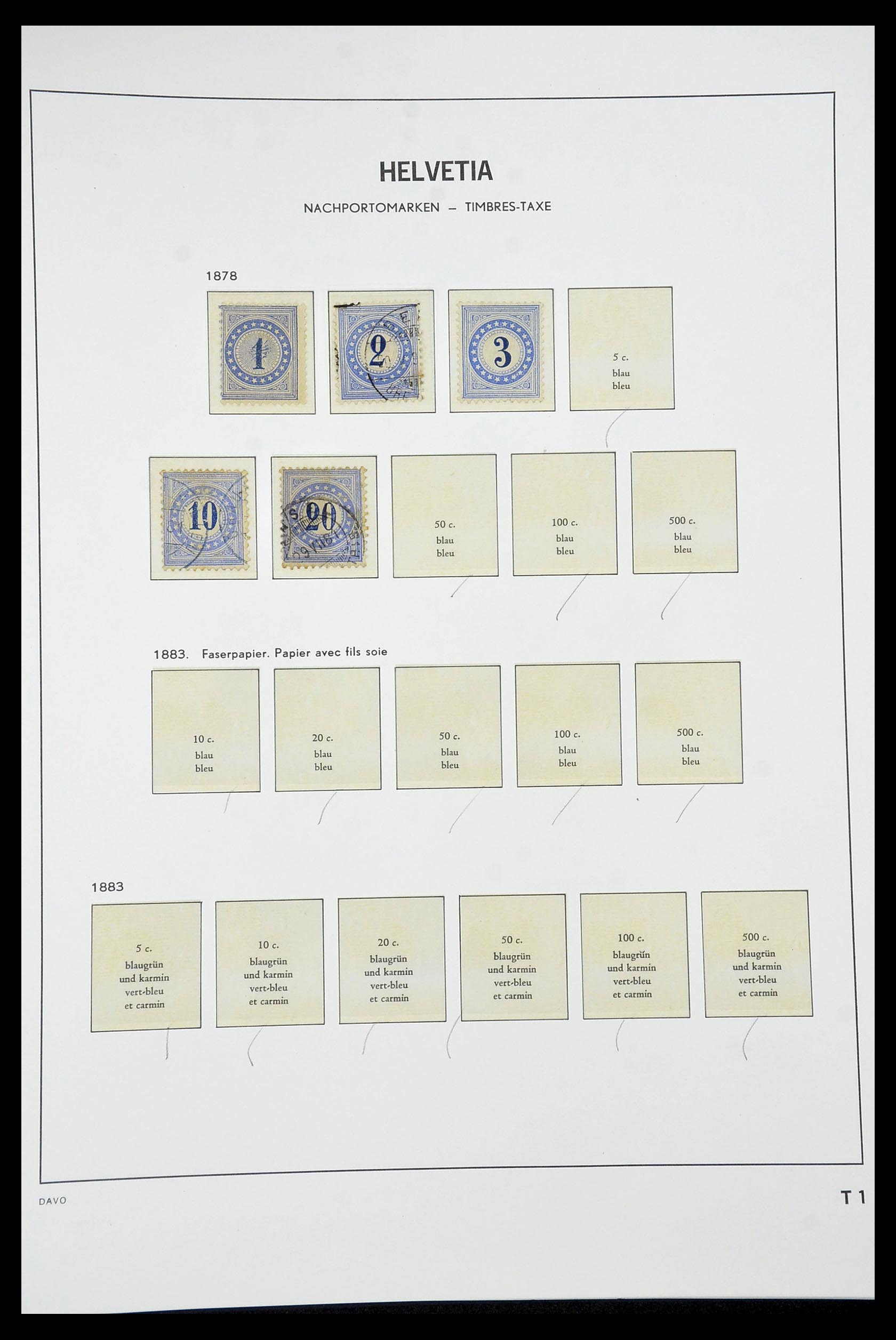 34930 068 - Stamp Collection 34930 Switzerland 1843-2012.