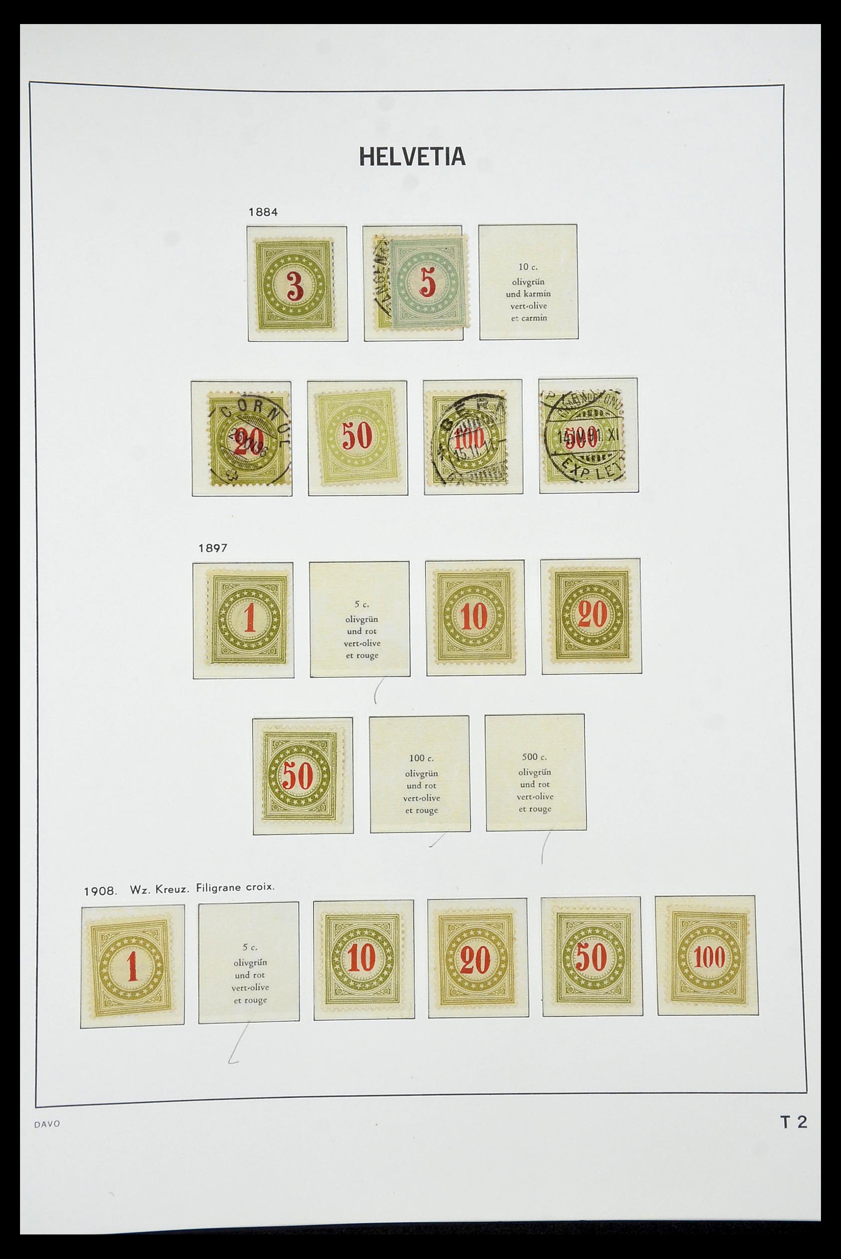 34930 069 - Stamp Collection 34930 Switzerland 1843-2012.