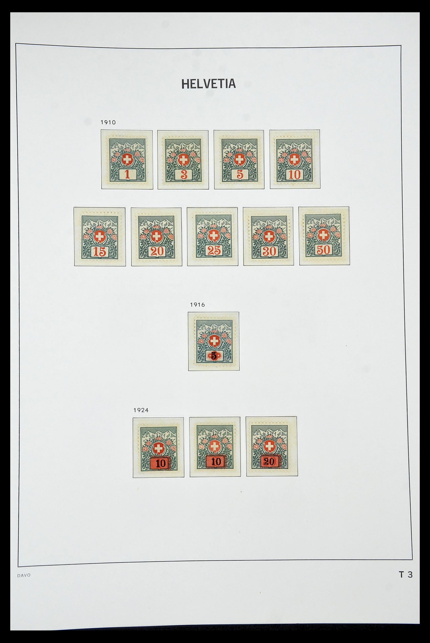 34930 070 - Stamp Collection 34930 Switzerland 1843-2012.