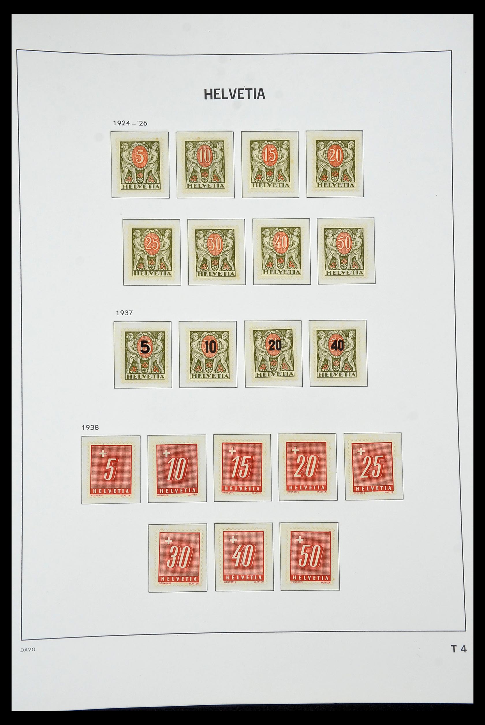 34930 071 - Stamp Collection 34930 Switzerland 1843-2012.