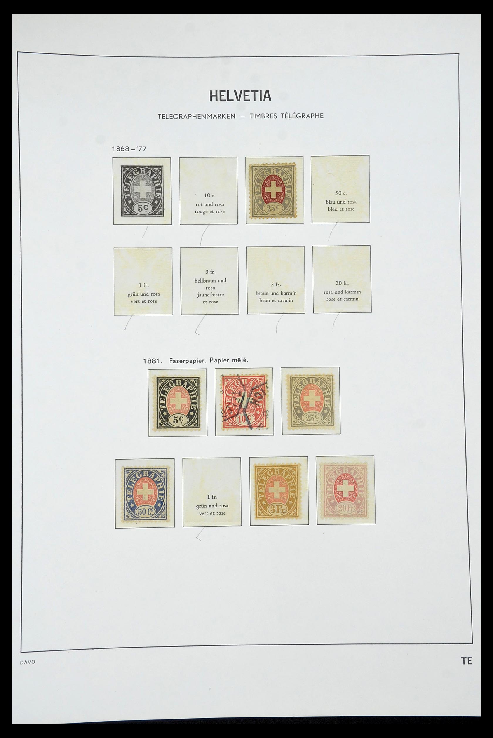 34930 072 - Stamp Collection 34930 Switzerland 1843-2012.