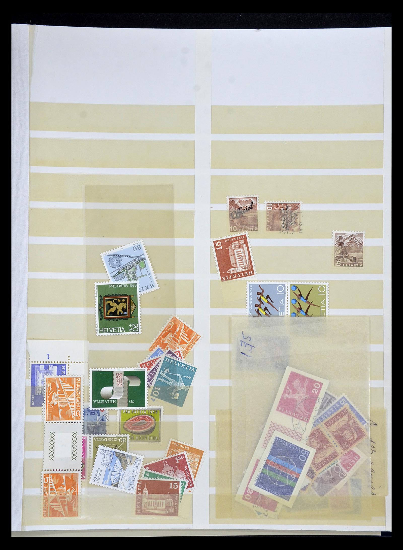 34930 074 - Stamp Collection 34930 Switzerland 1843-2012.