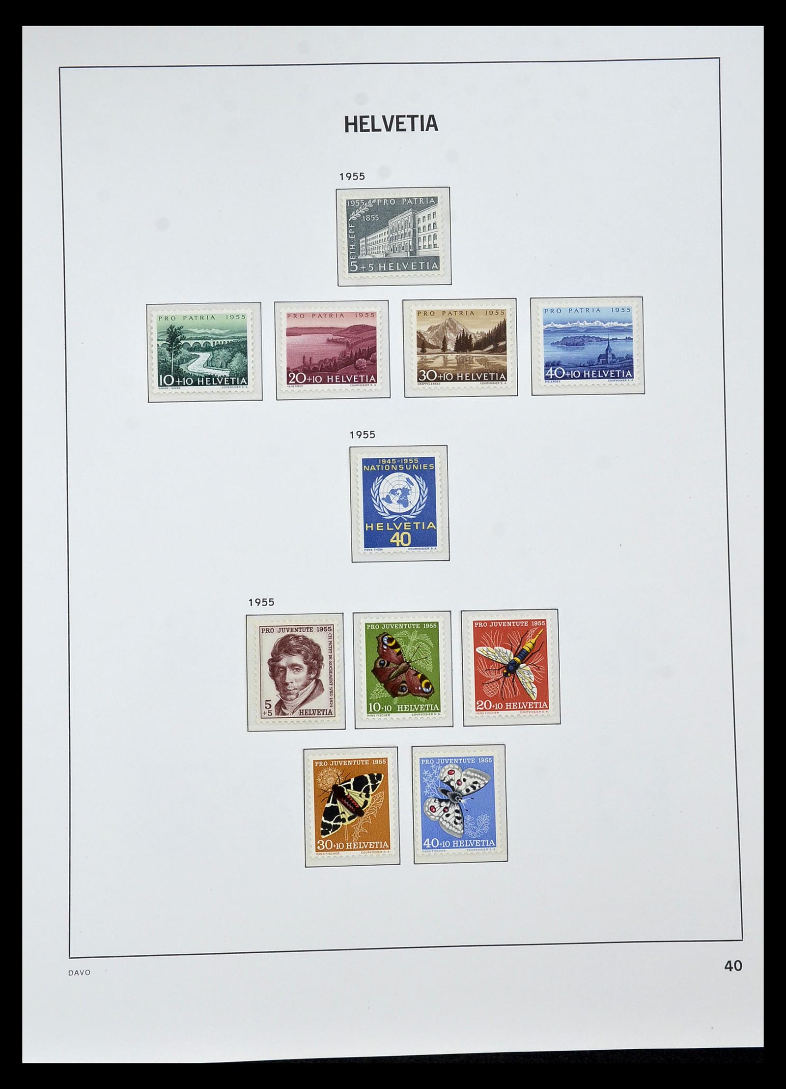 34930 087 - Stamp Collection 34930 Switzerland 1843-2012.