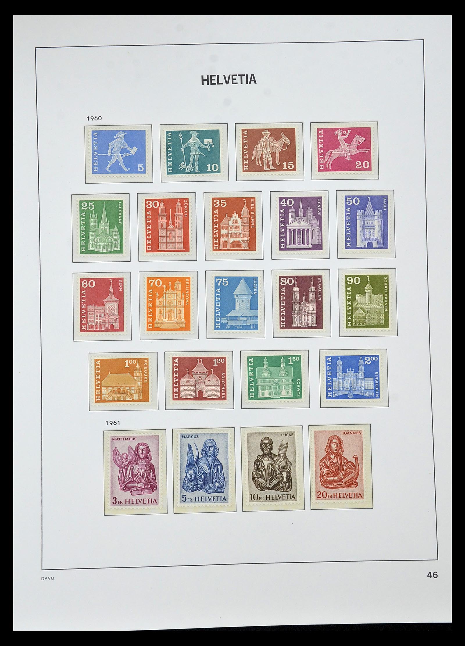 34930 093 - Stamp Collection 34930 Switzerland 1843-2012.