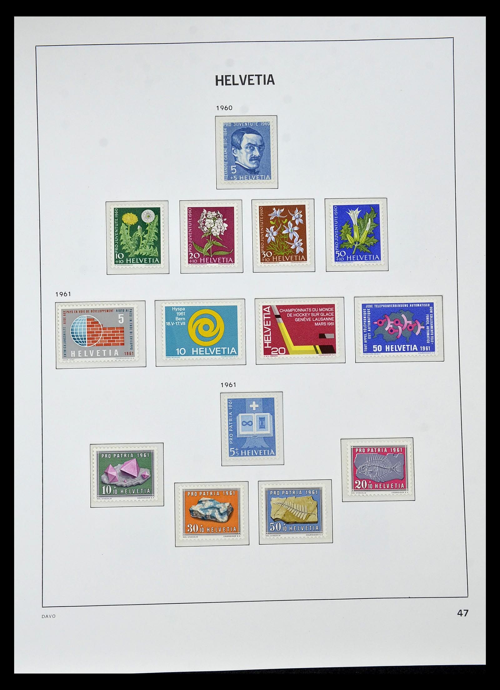 34930 094 - Stamp Collection 34930 Switzerland 1843-2012.