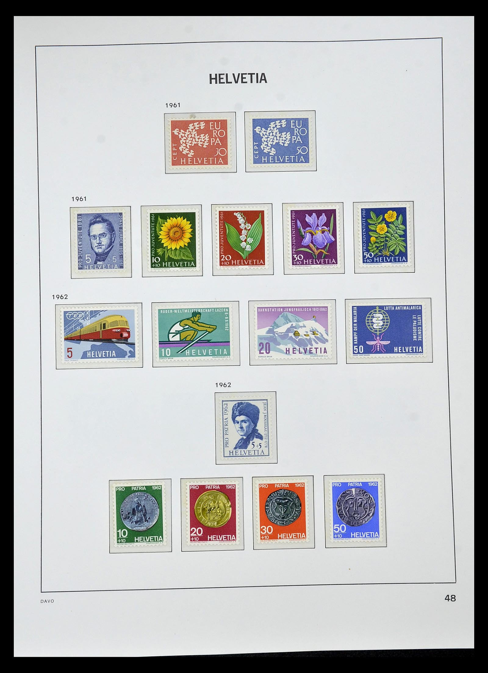 34930 095 - Stamp Collection 34930 Switzerland 1843-2012.