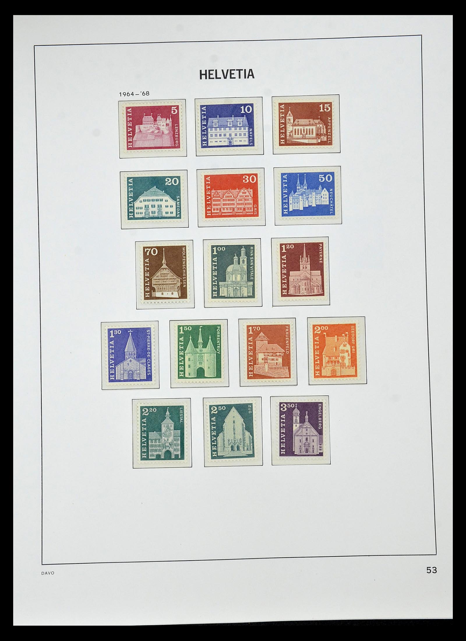 34930 100 - Stamp Collection 34930 Switzerland 1843-2012.