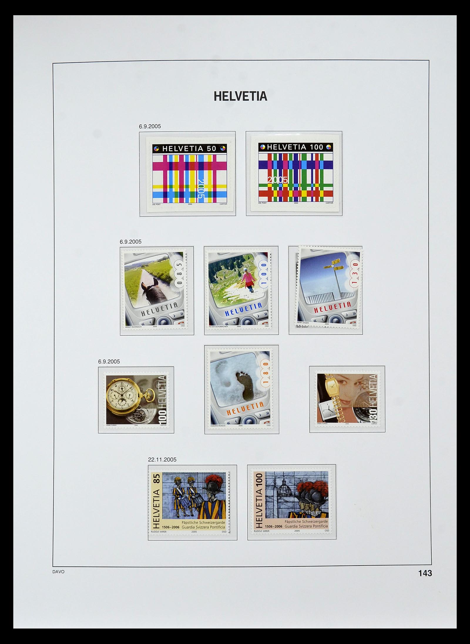 34930 223 - Stamp Collection 34930 Switzerland 1843-2012.