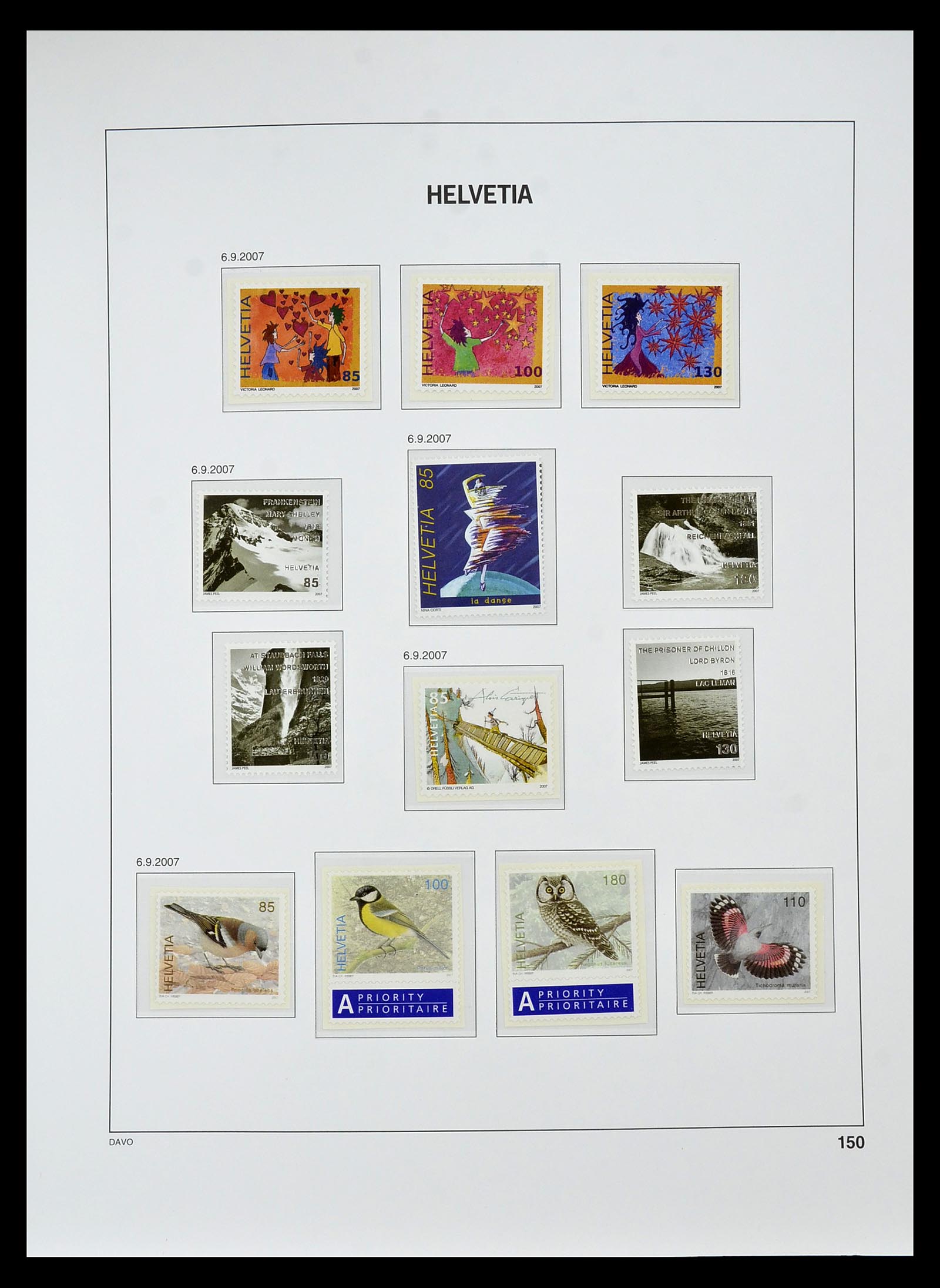 34930 230 - Stamp Collection 34930 Switzerland 1843-2012.
